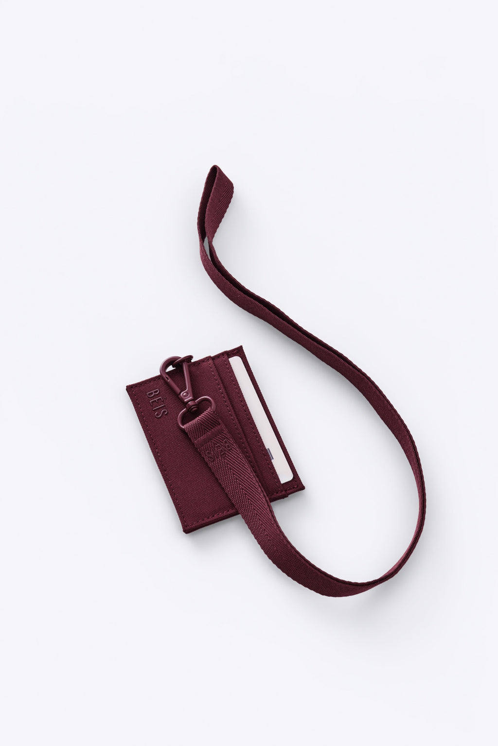 The ID Card Holder in Burgundy
