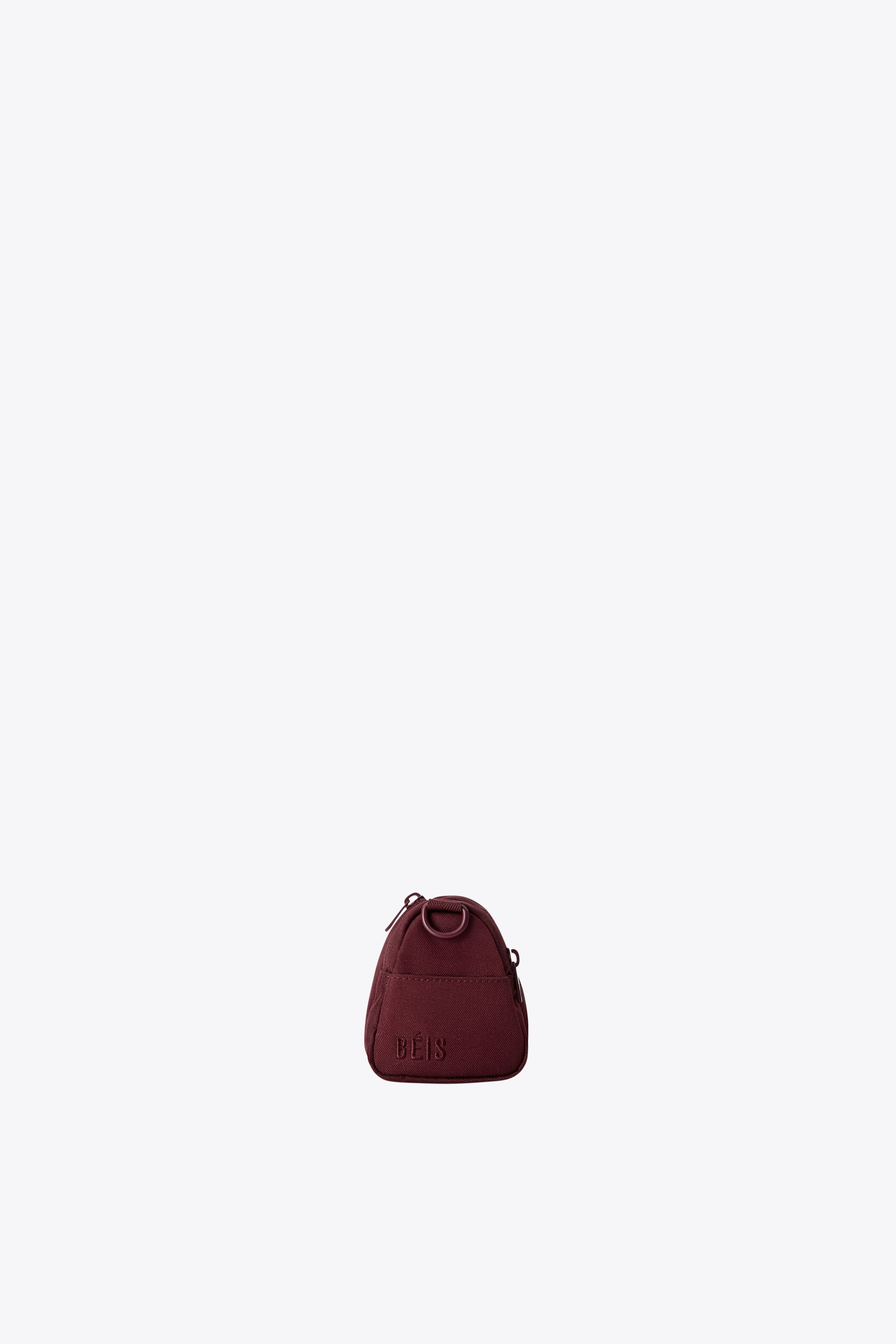 The Expandable Crossbody Charm in Burgundy