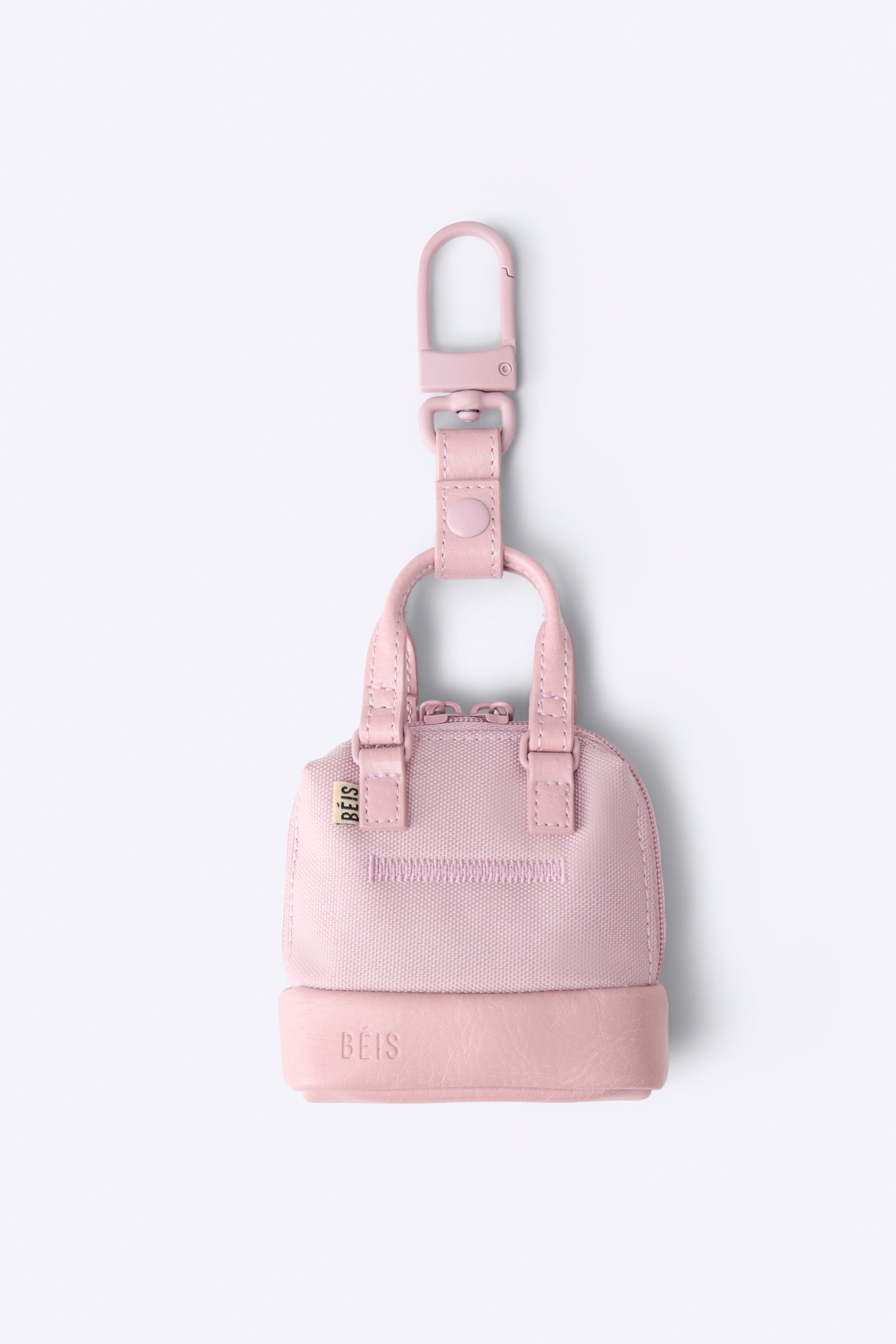 The Micro Weekender Charm in Atlas Pink