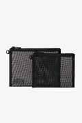 The Mesh Pouch Duo in Black