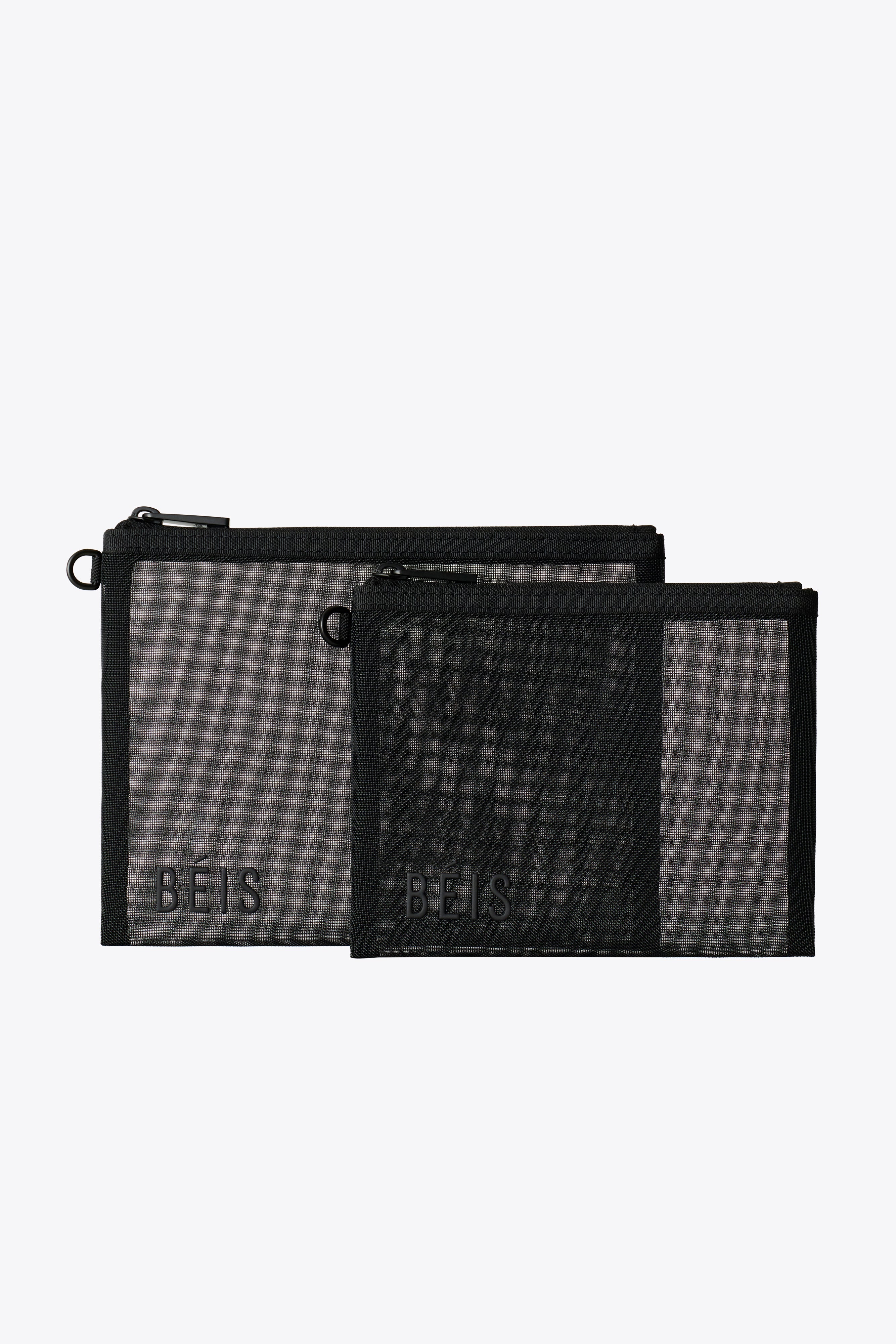 The Mesh Pouch Duo in Black