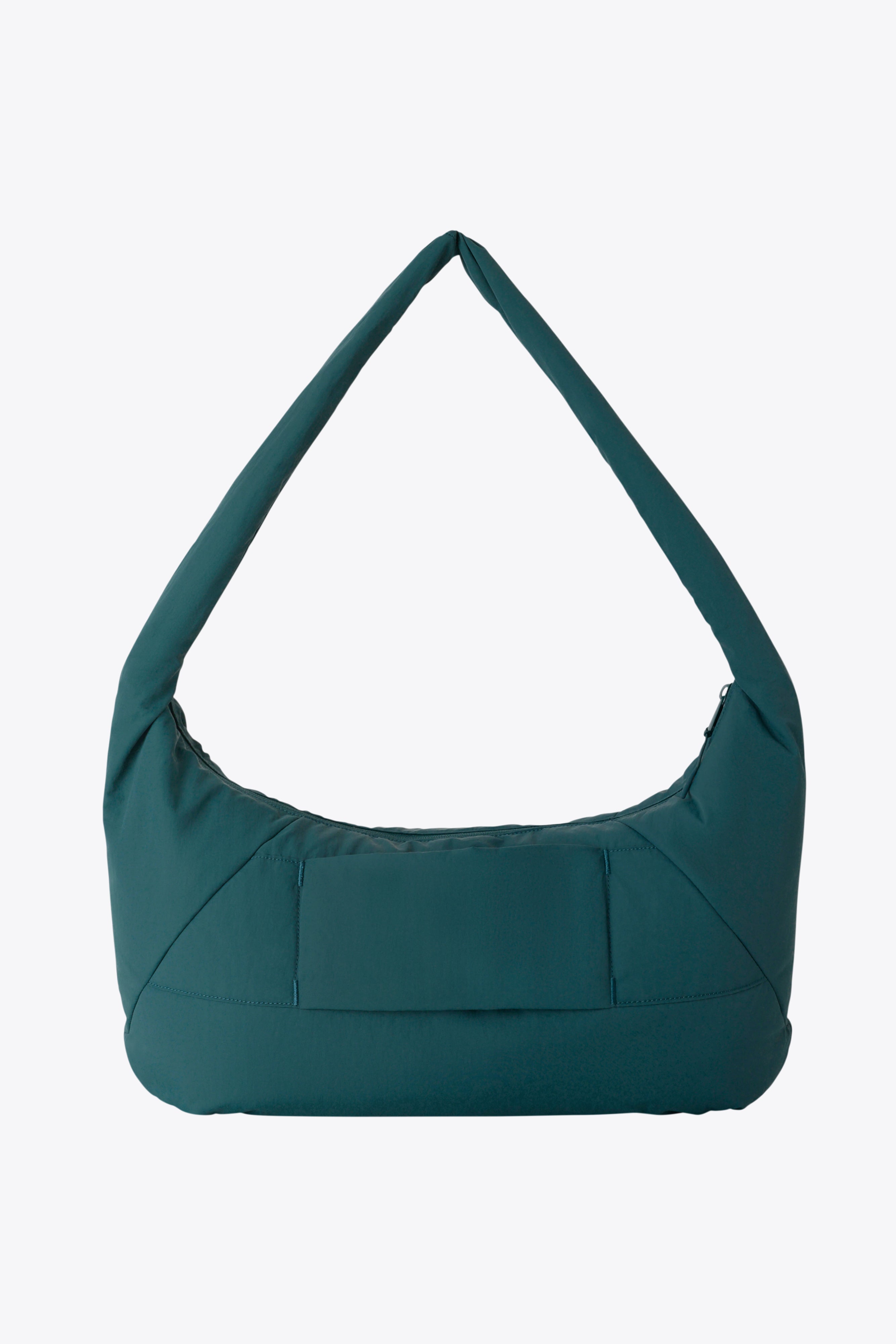 The Oversized Crescent Catchall in Deep Teal