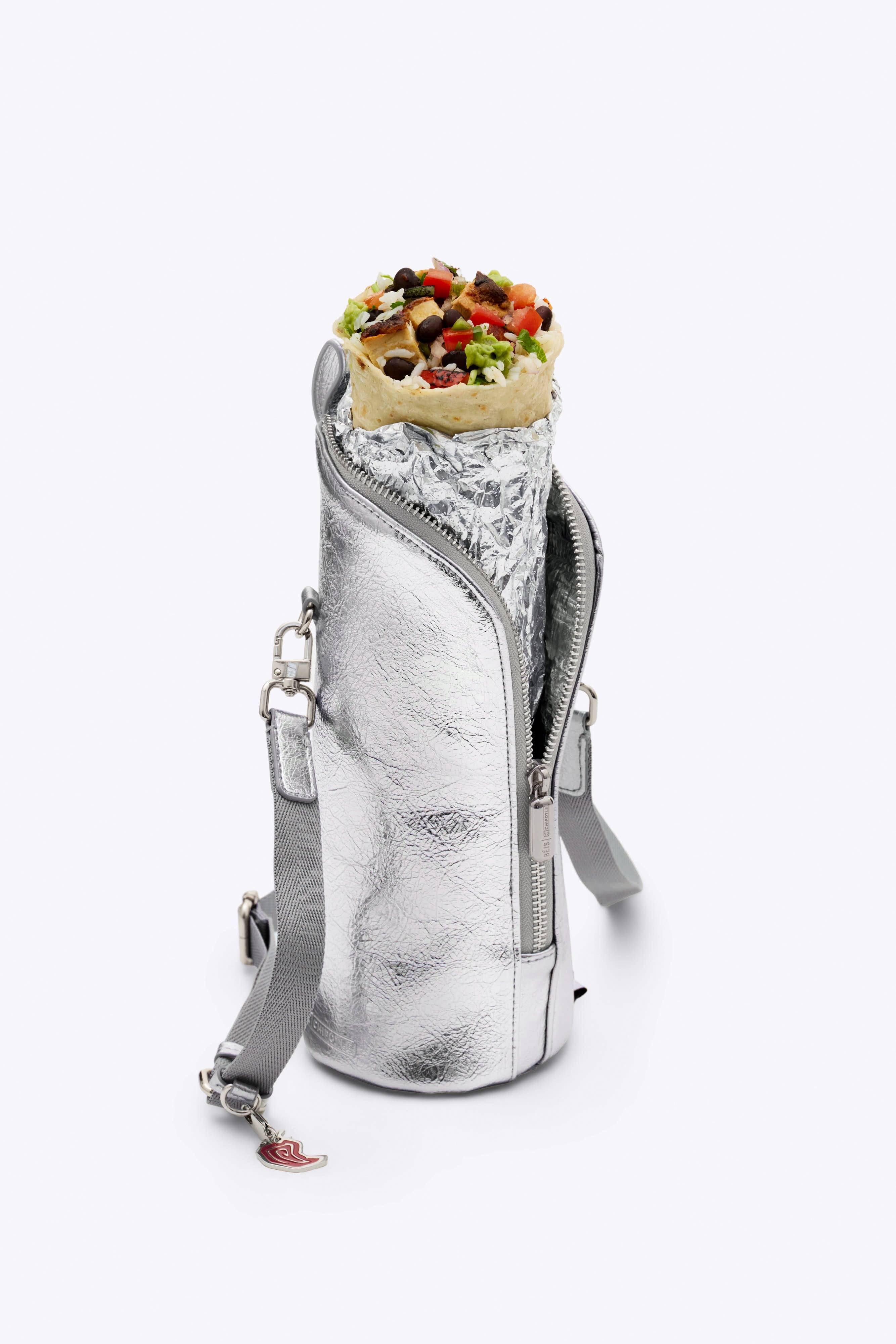 BÉIS x Chipotle The Burrito Crossbody in Foil