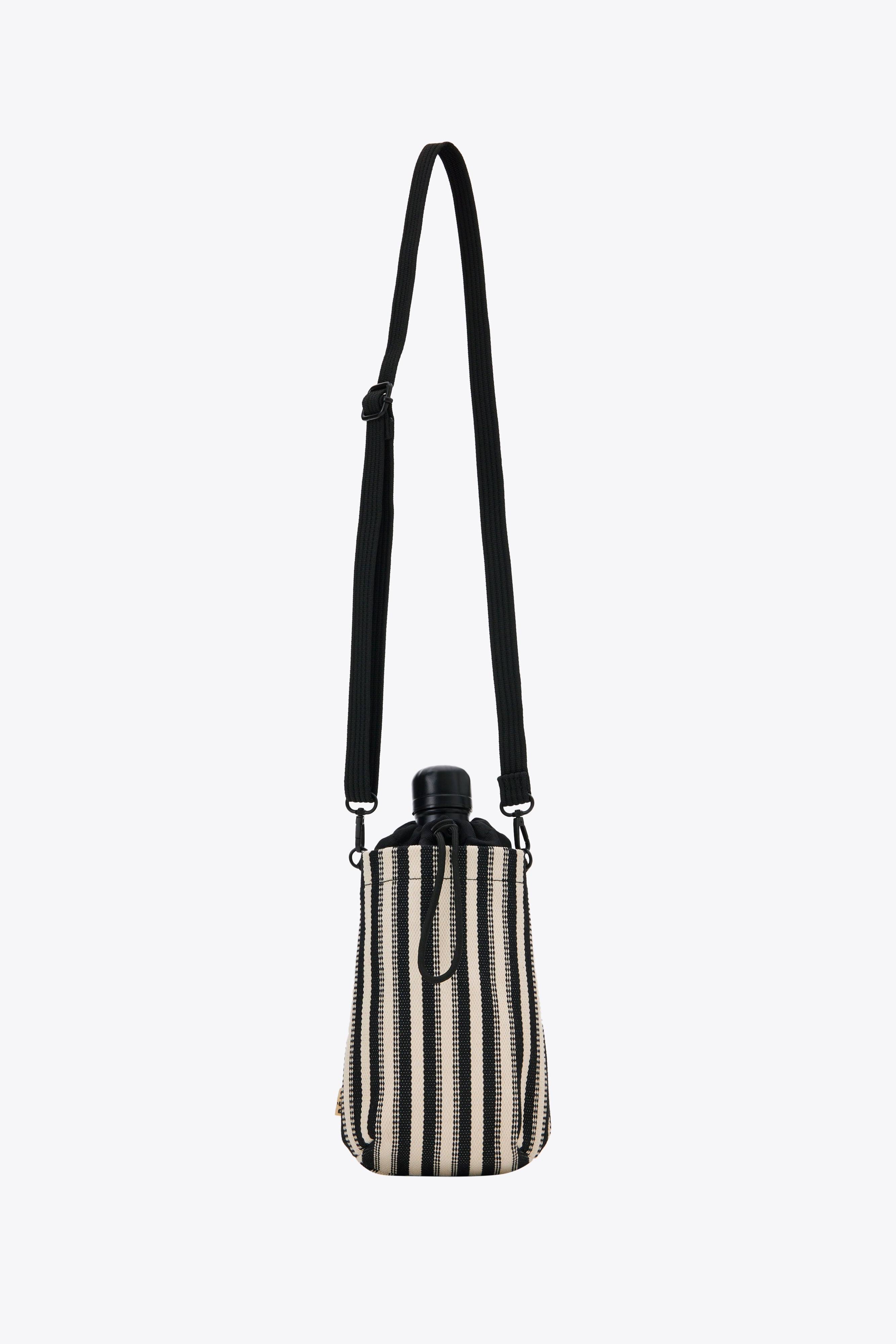 Resale The Water Bottle Crossbody in Black Stripe