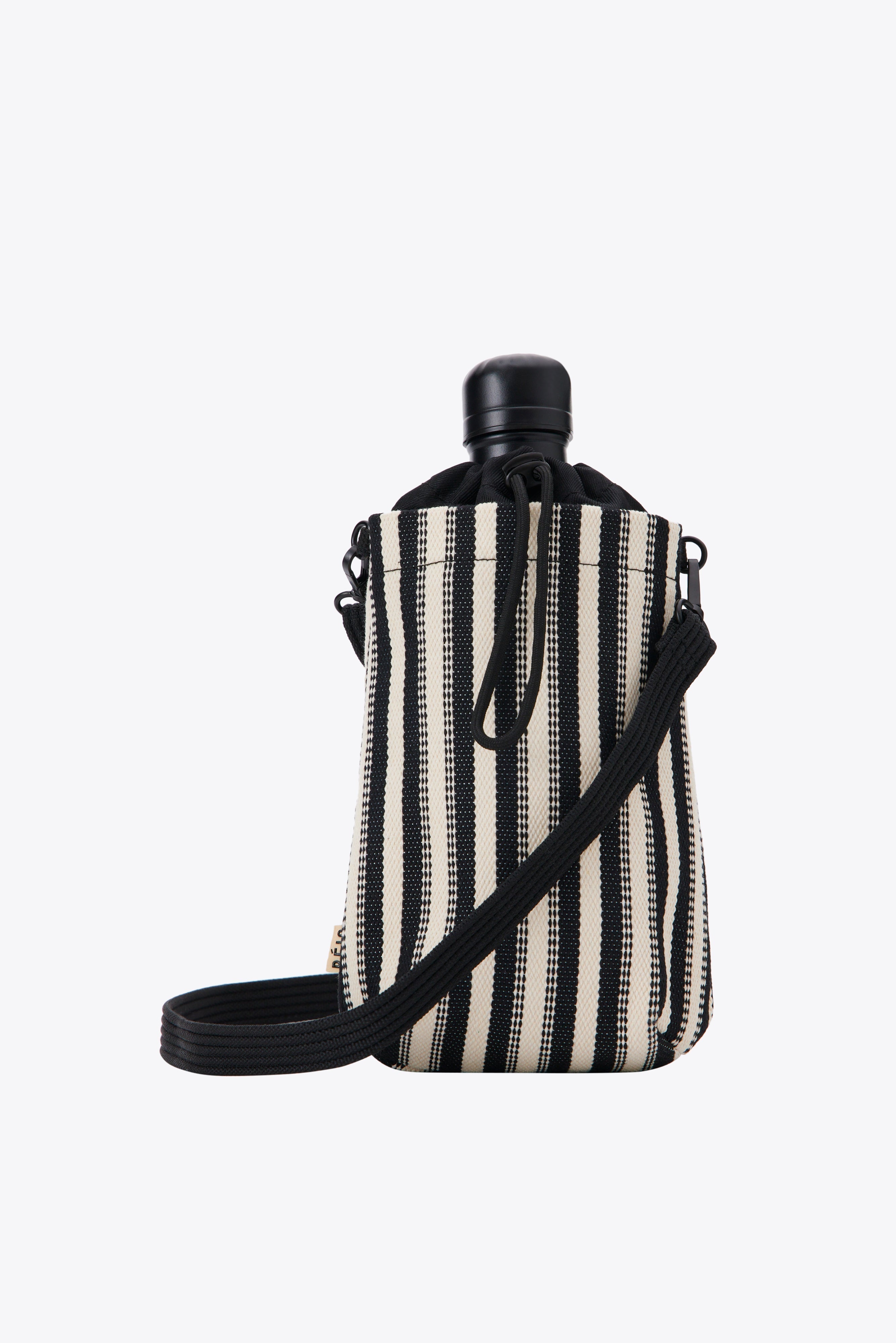 Resale The Water Bottle Crossbody in Black Stripe