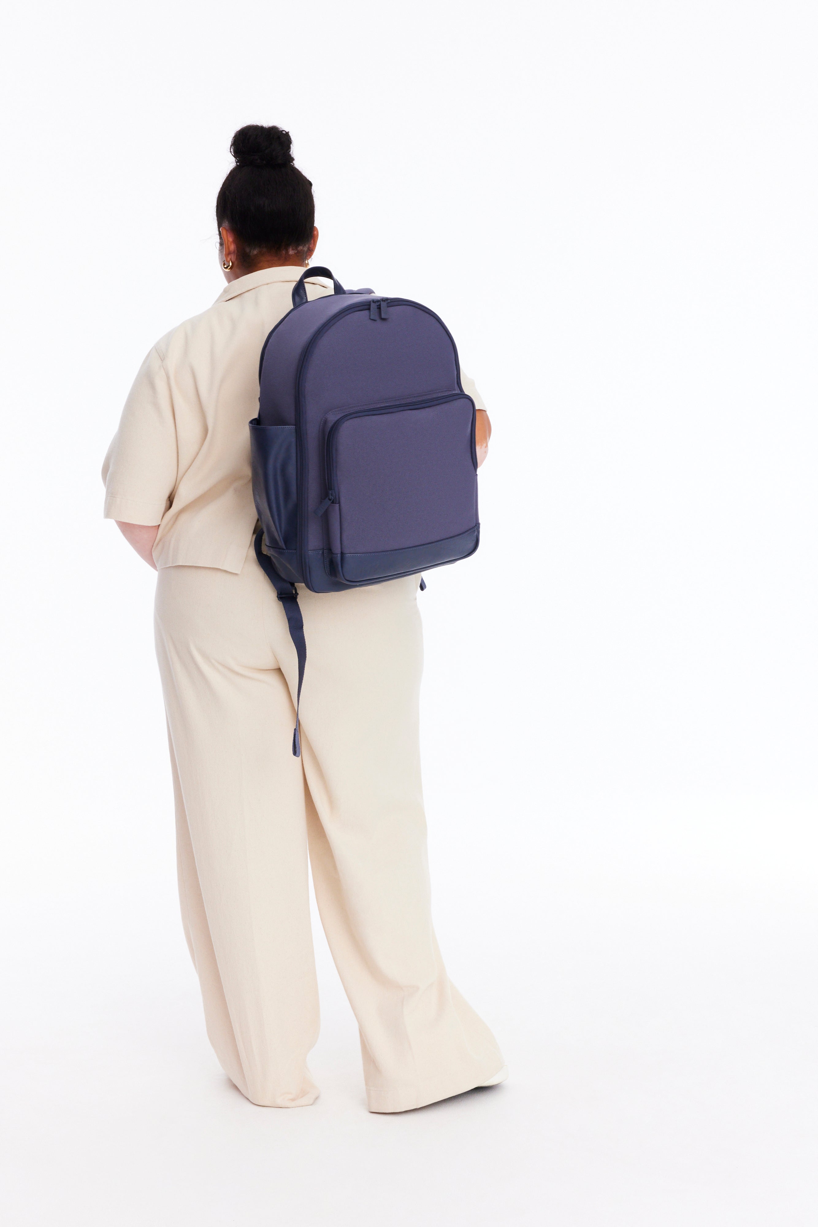 The Travel Backpack in Navy