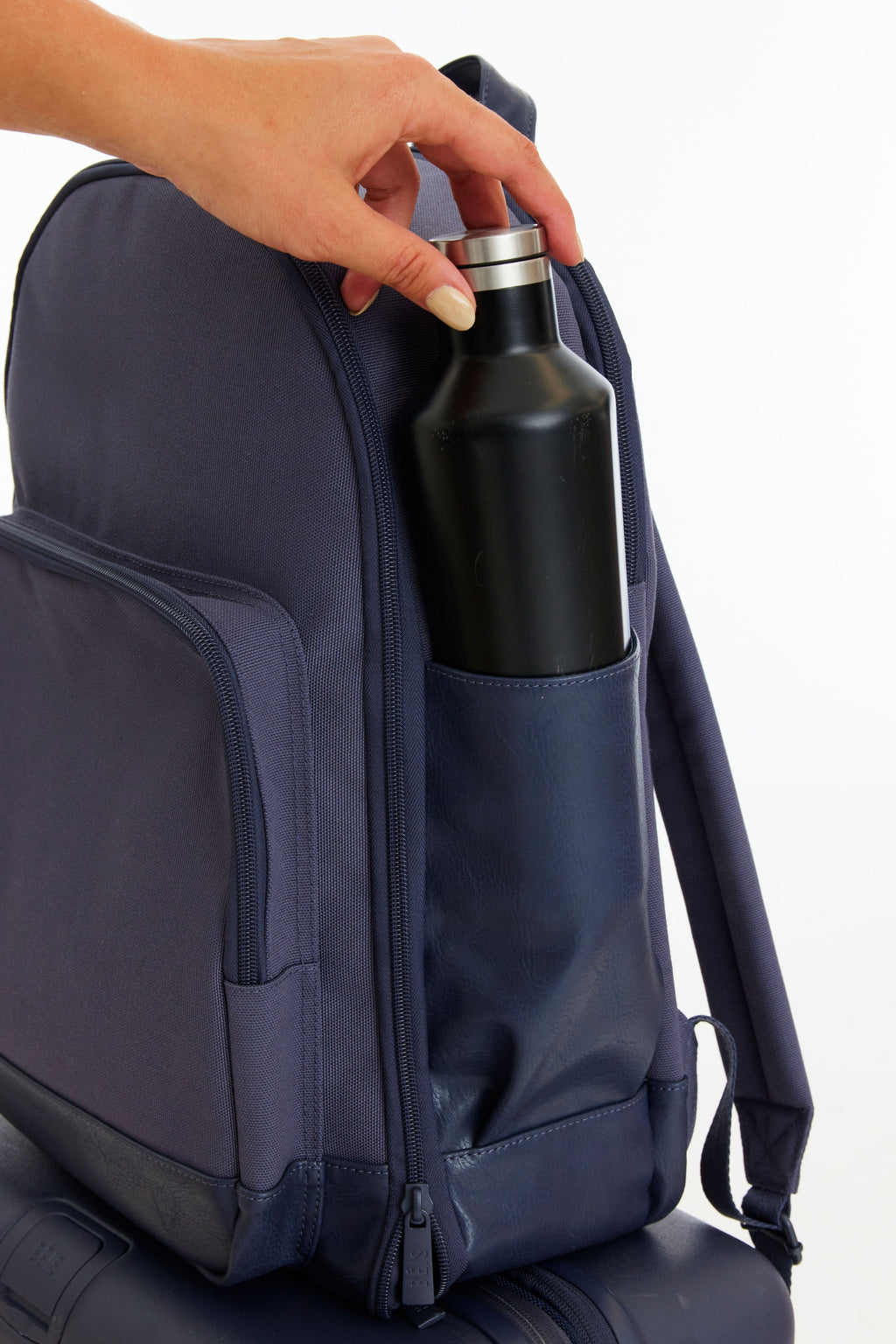 The Travel Backpack in Navy