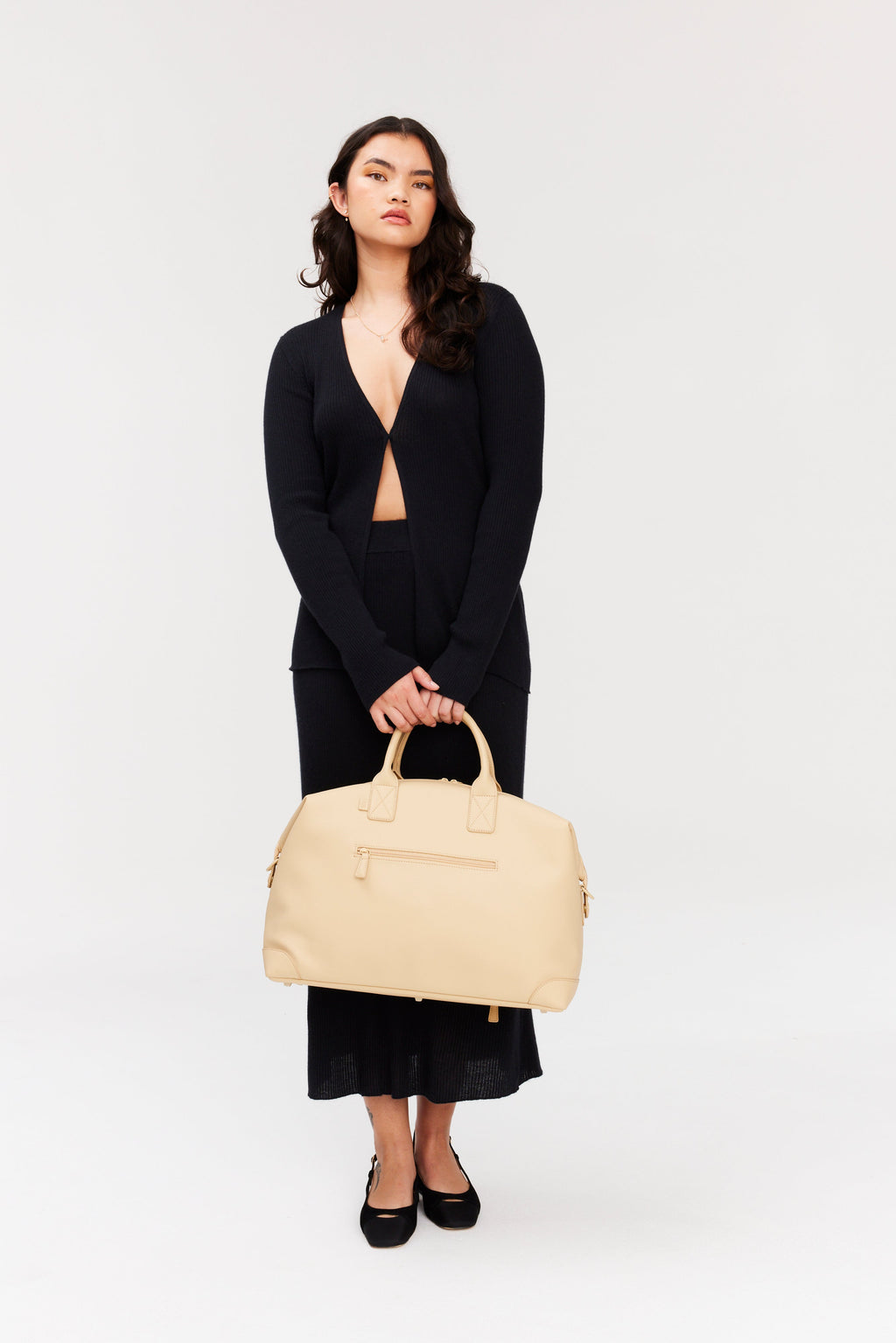 Resale The Premium Duffle in Beige