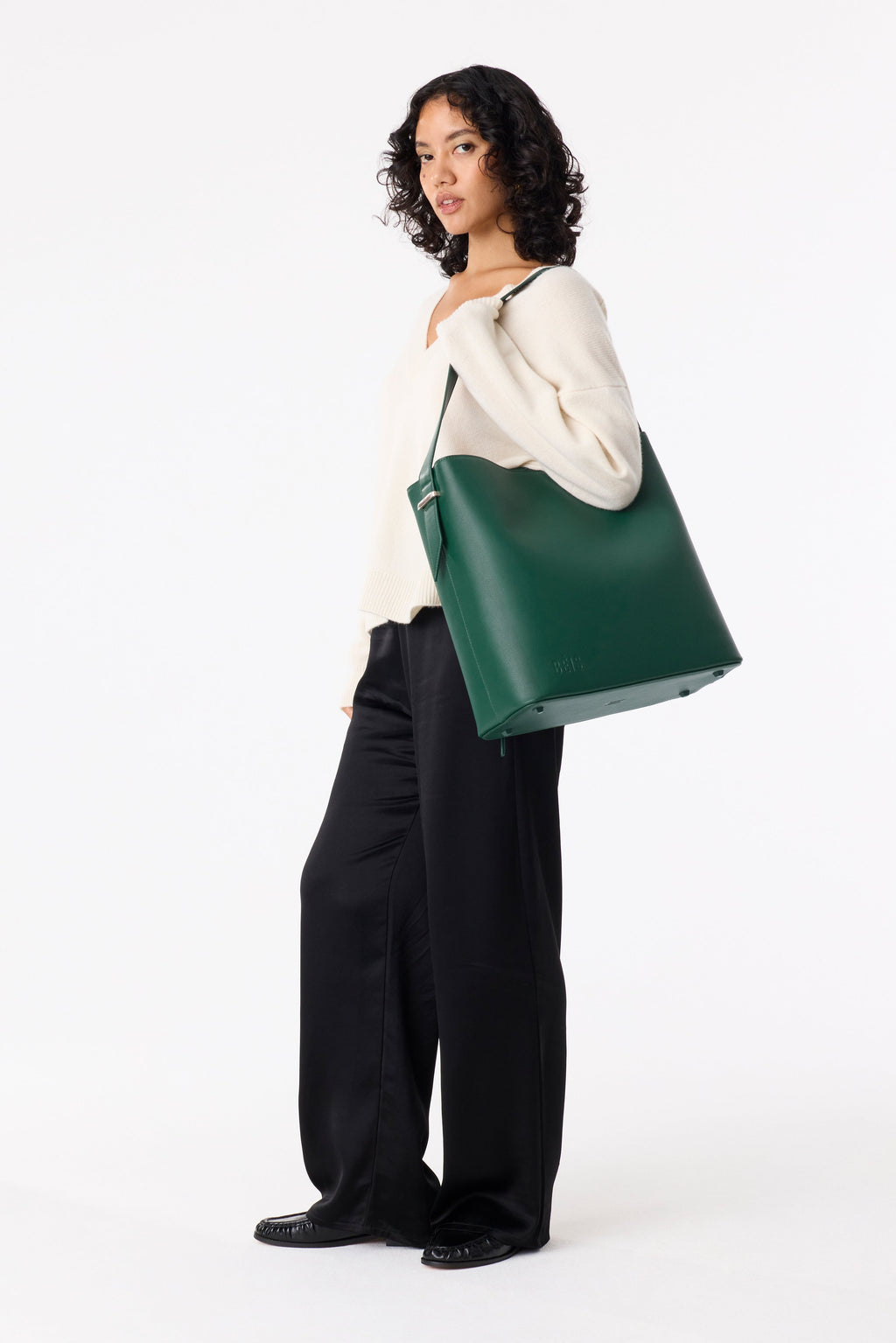 The Essential Tote in Wicked Green