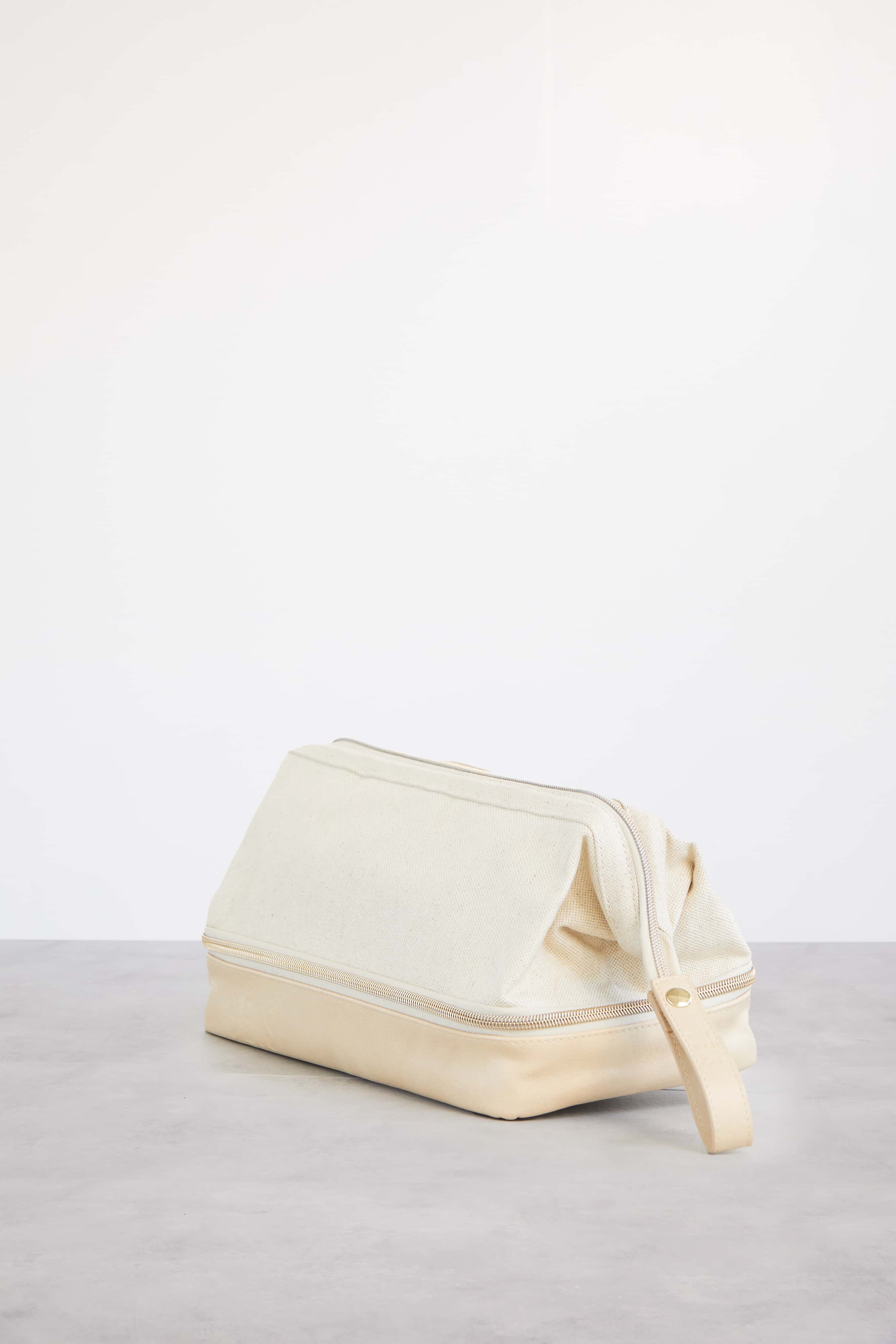 The Dopp Kit in Beige