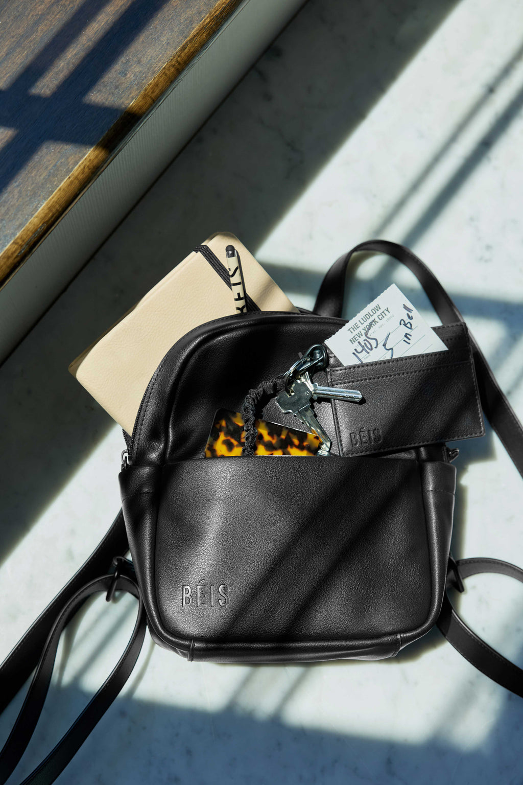 The Essential Mini Backpack in Black