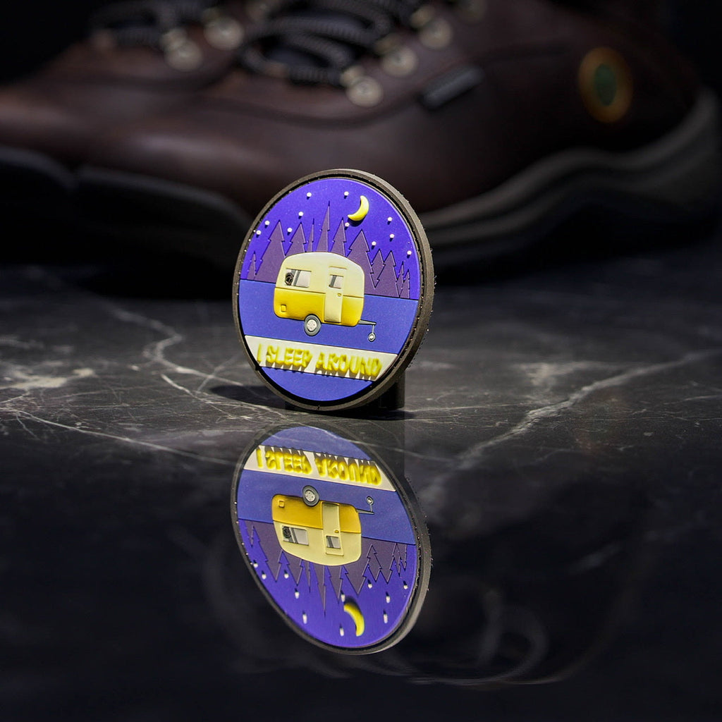 I Sleep Around Camping Patch