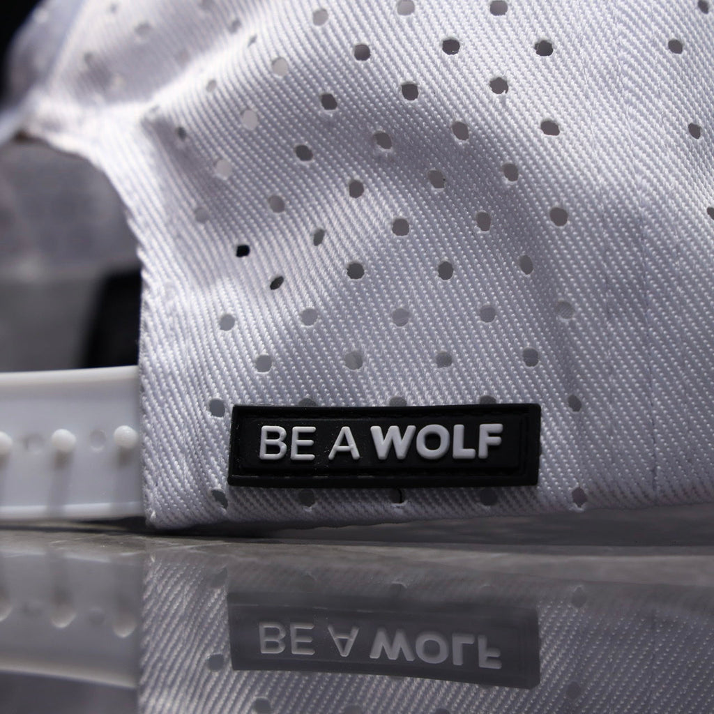 Flat Bill Snapback Hat Arctic White