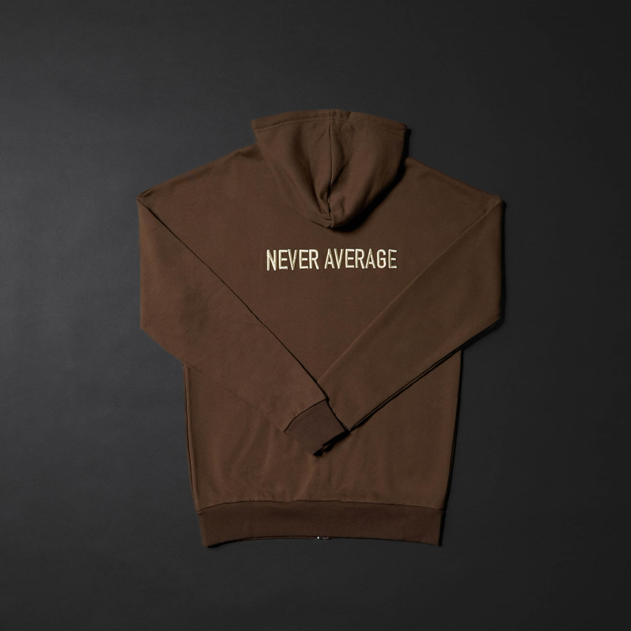 Mocha Brown Zip Up Hoodie (SALE)