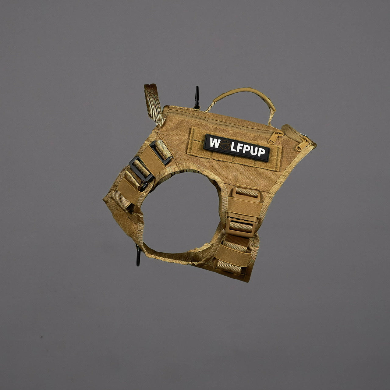 Khaki Tactical Dog Vest Harness