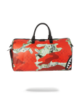 MONEY CAMO (RED) DUFFLE