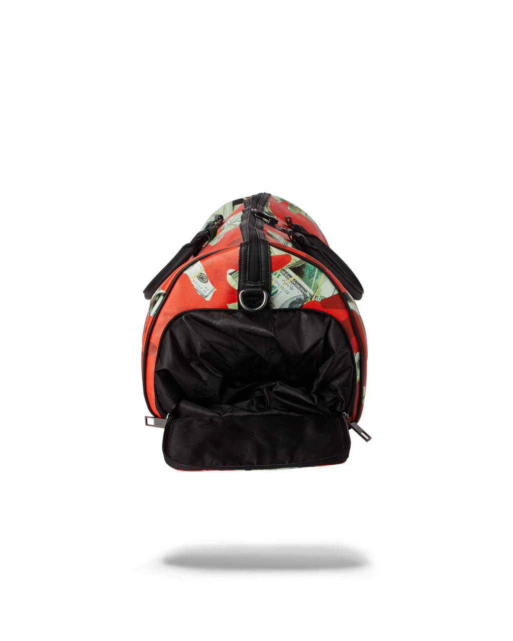 MONEY CAMO (RED) DUFFLE