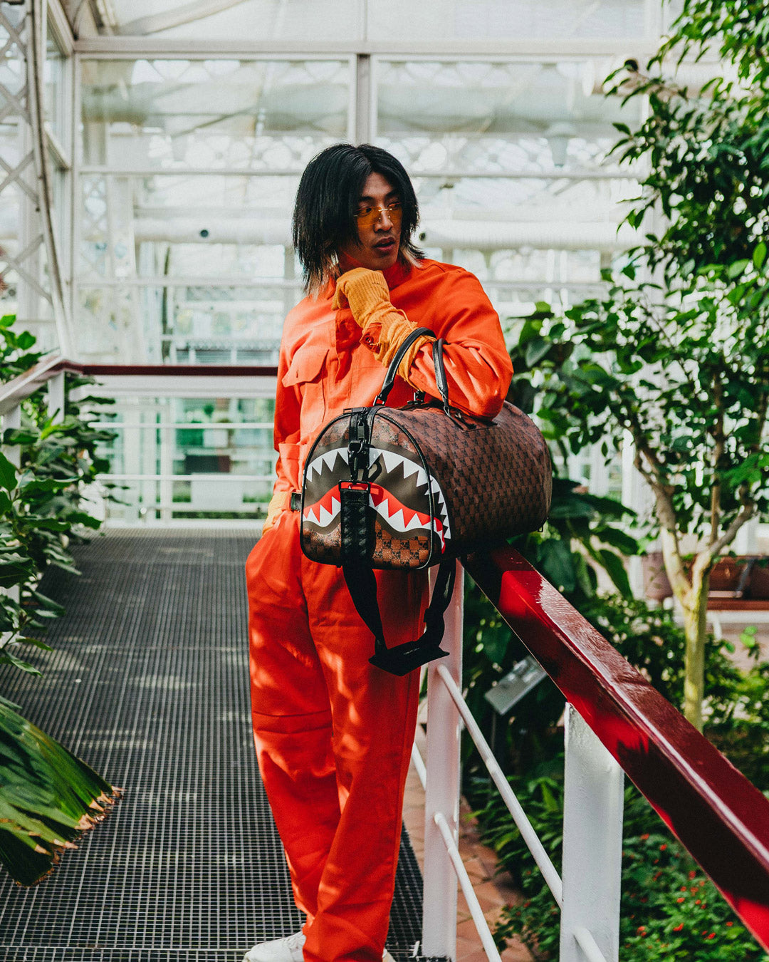 SHARKS AND SKULLS DUFFLE