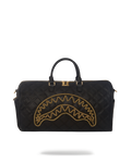 NOIR QUILT GOLD CHAIN SHARK DUFFLE