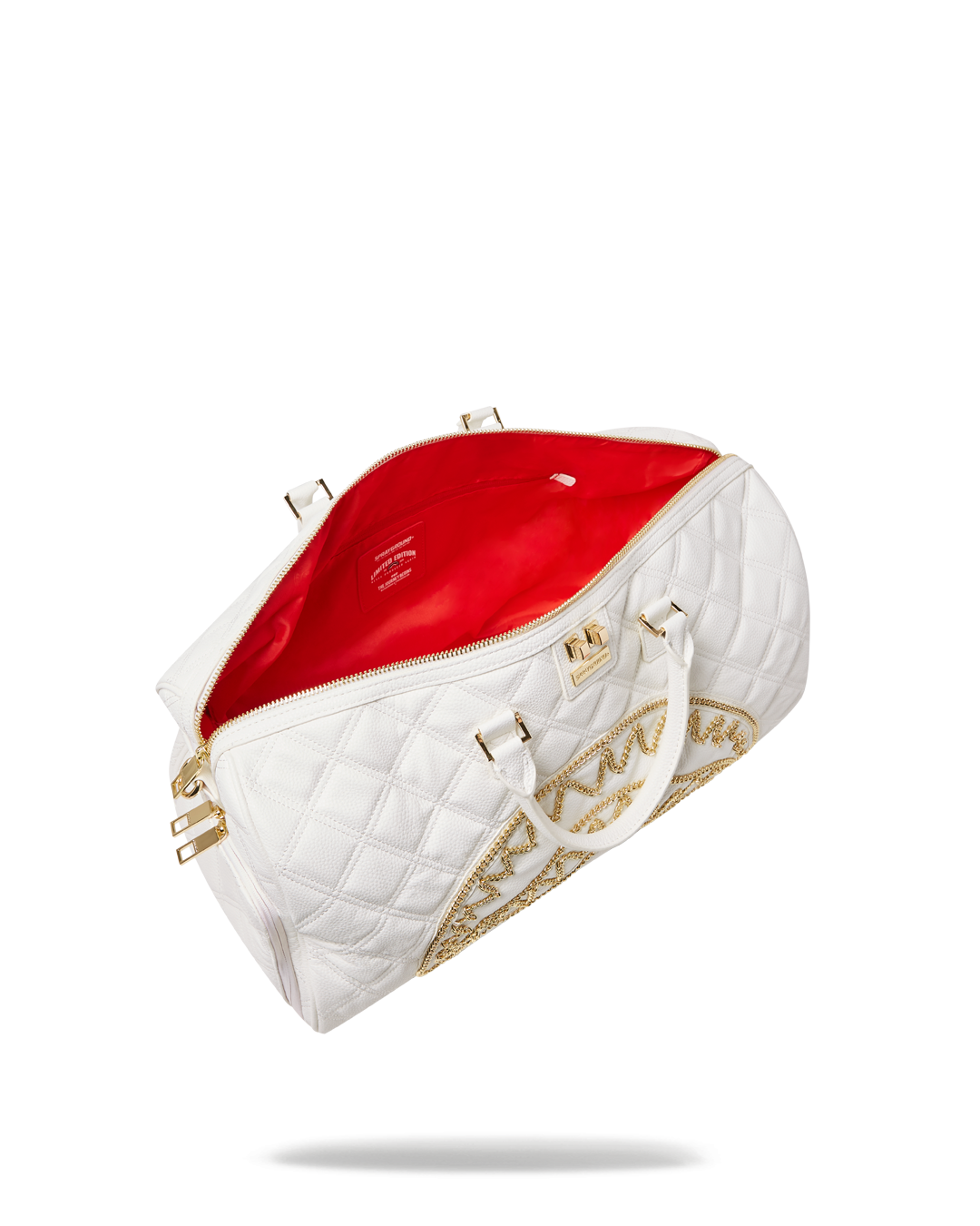 RIVIERA LE BLANC GOLD CHAIN SHARK DUFFLE