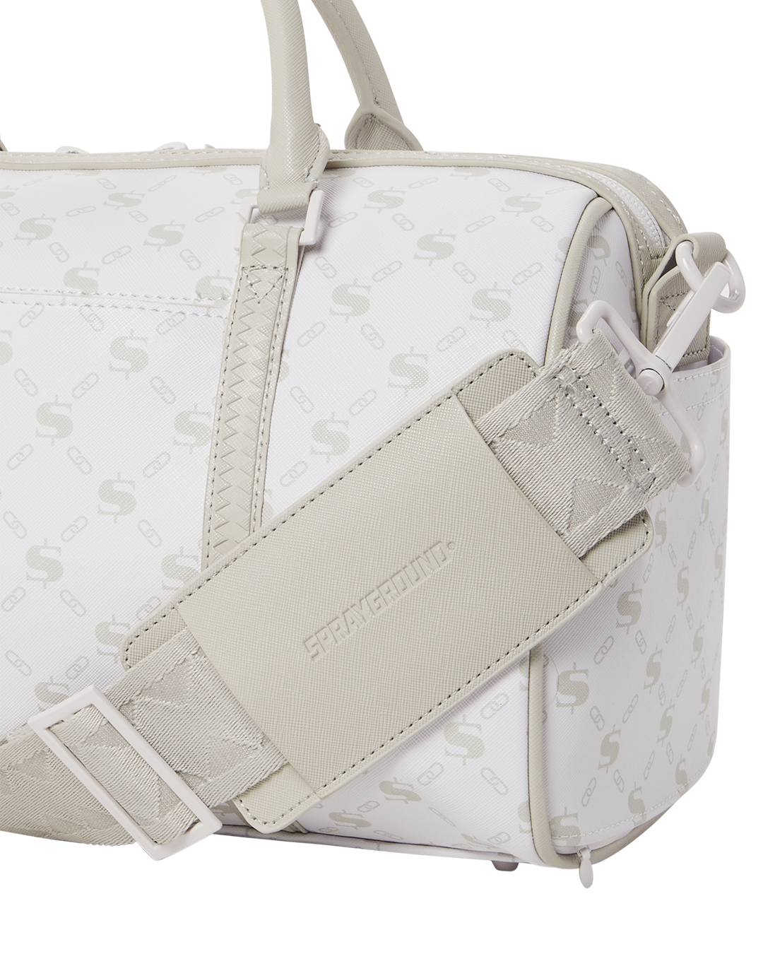 MONEY PATTERN POWDER MINI DUFFLE