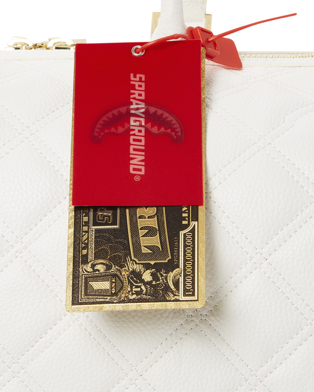 RIVIERA LE BLANC GOLD CHAIN SHARK MINI DUFFLE