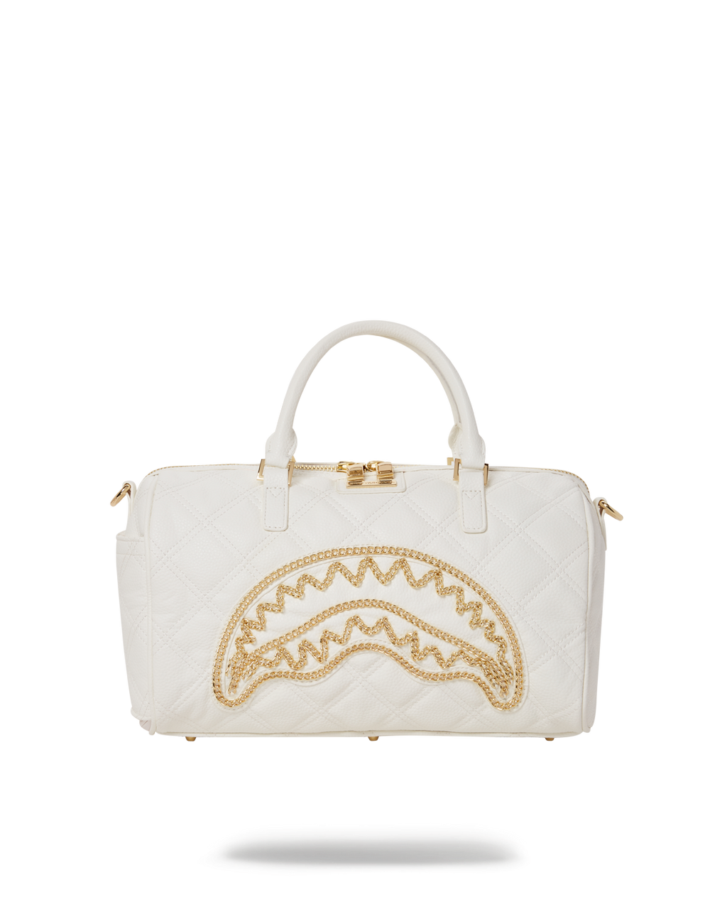 RIVIERA LE BLANC GOLD CHAIN SHARK MINI DUFFLE
