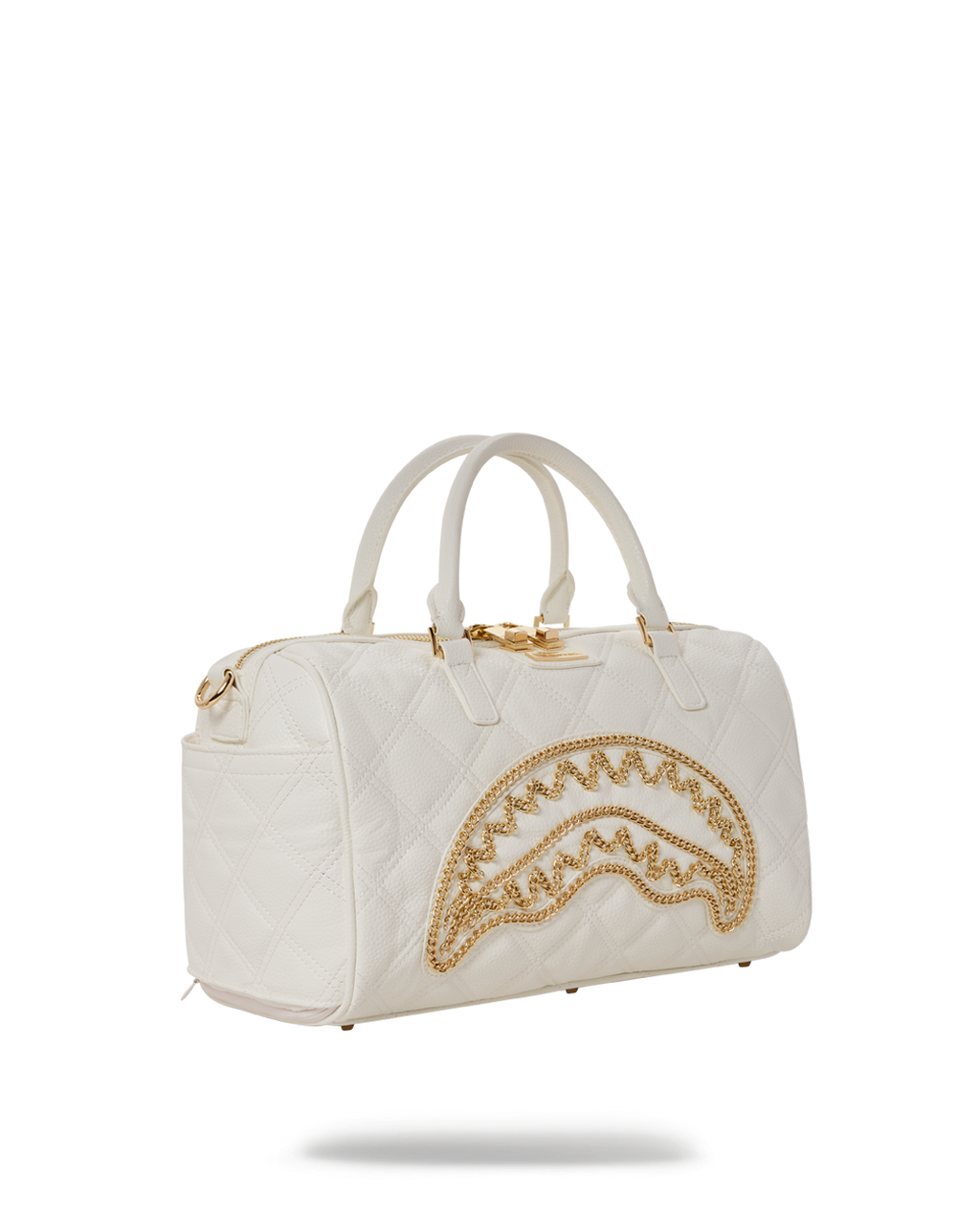 RIVIERA LE BLANC GOLD CHAIN SHARK MINI DUFFLE