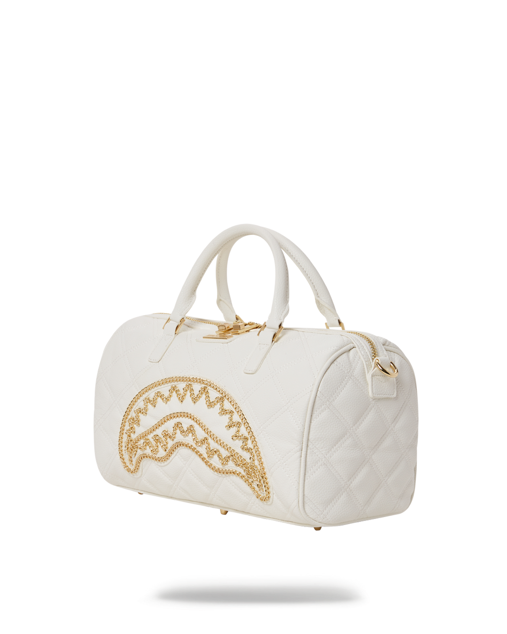 RIVIERA LE BLANC GOLD CHAIN SHARK MINI DUFFLE