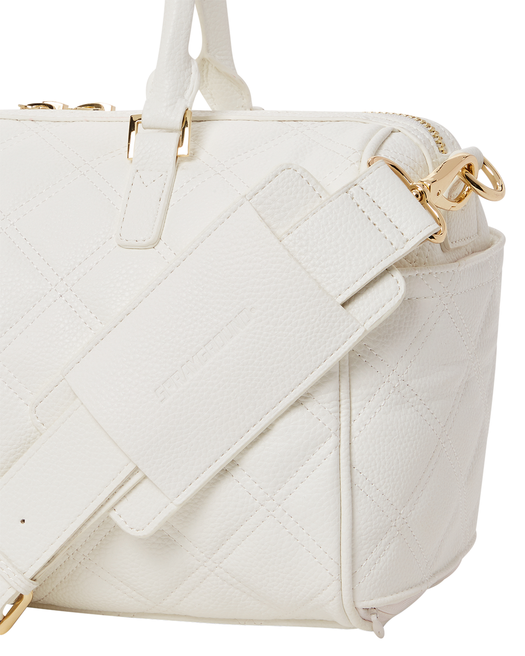 RIVIERA LE BLANC GOLD CHAIN SHARK MINI DUFFLE