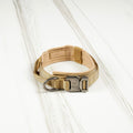 Tactical Nylon Dog Collar Khaki