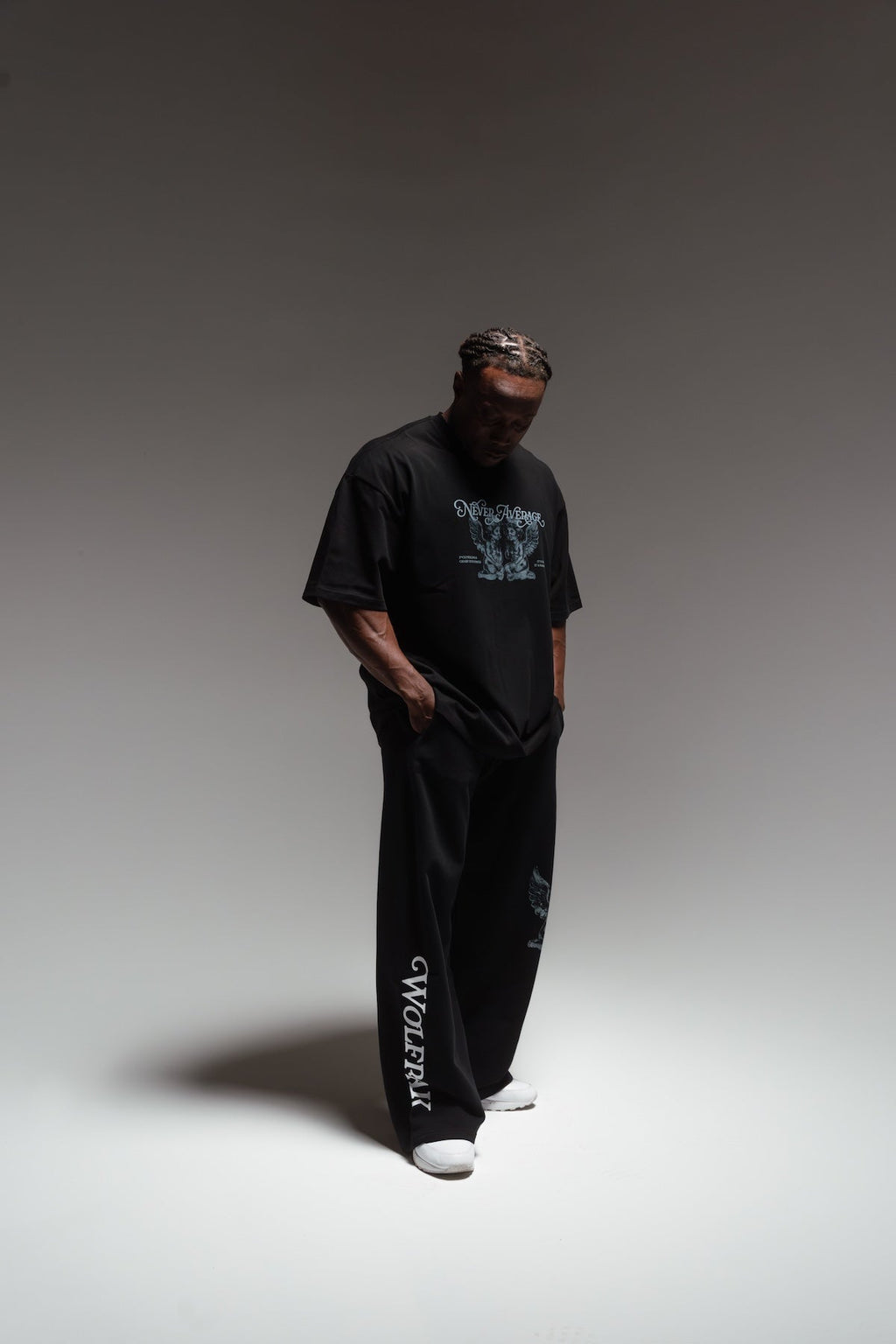 Angels Wide Leg Sweat Pants