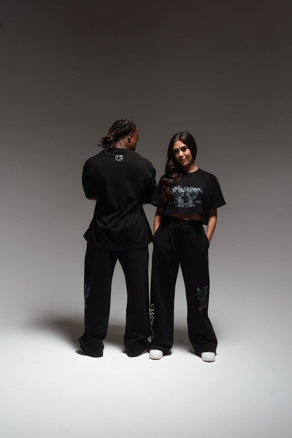 Angels Wide Leg Sweat Pants