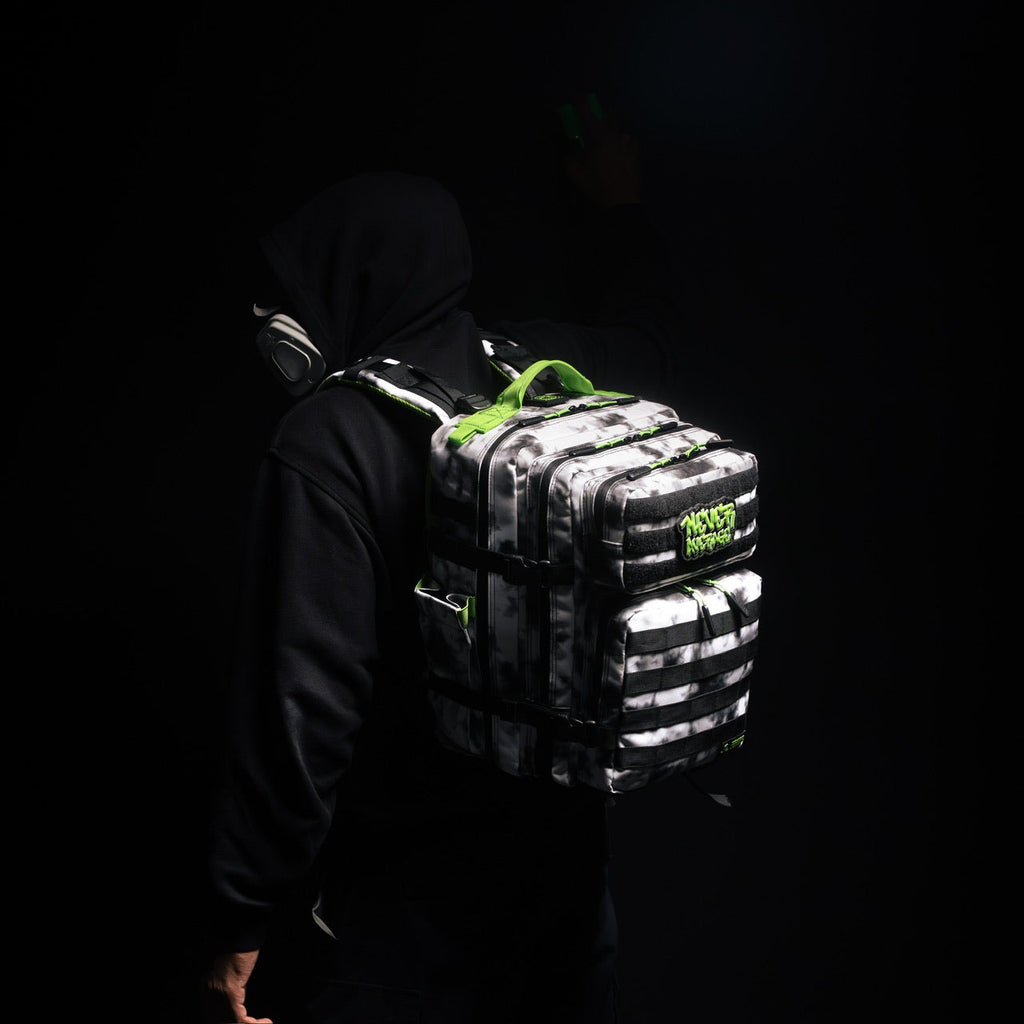 35L Backpack Graffiti Green
