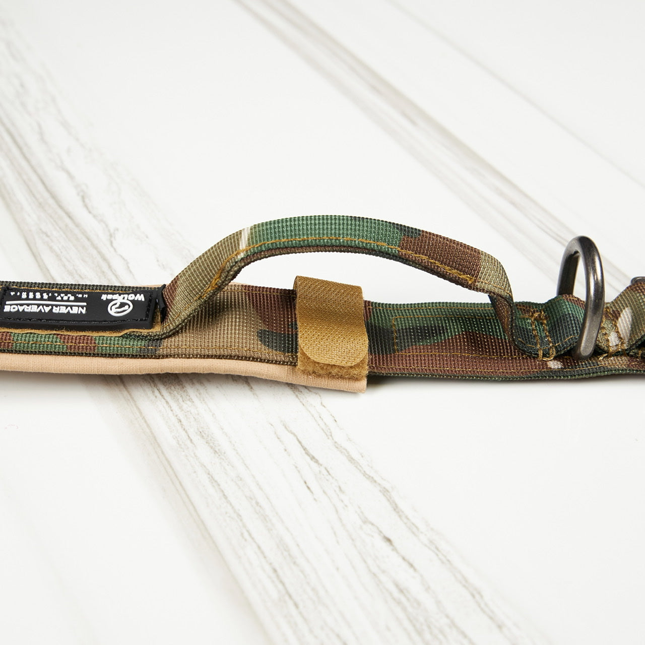Tactical Nylon Dog Collar Camo