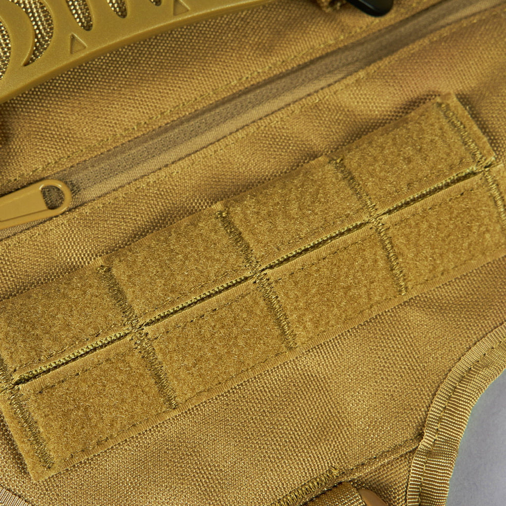 Khaki Tactical Dog Vest Harness