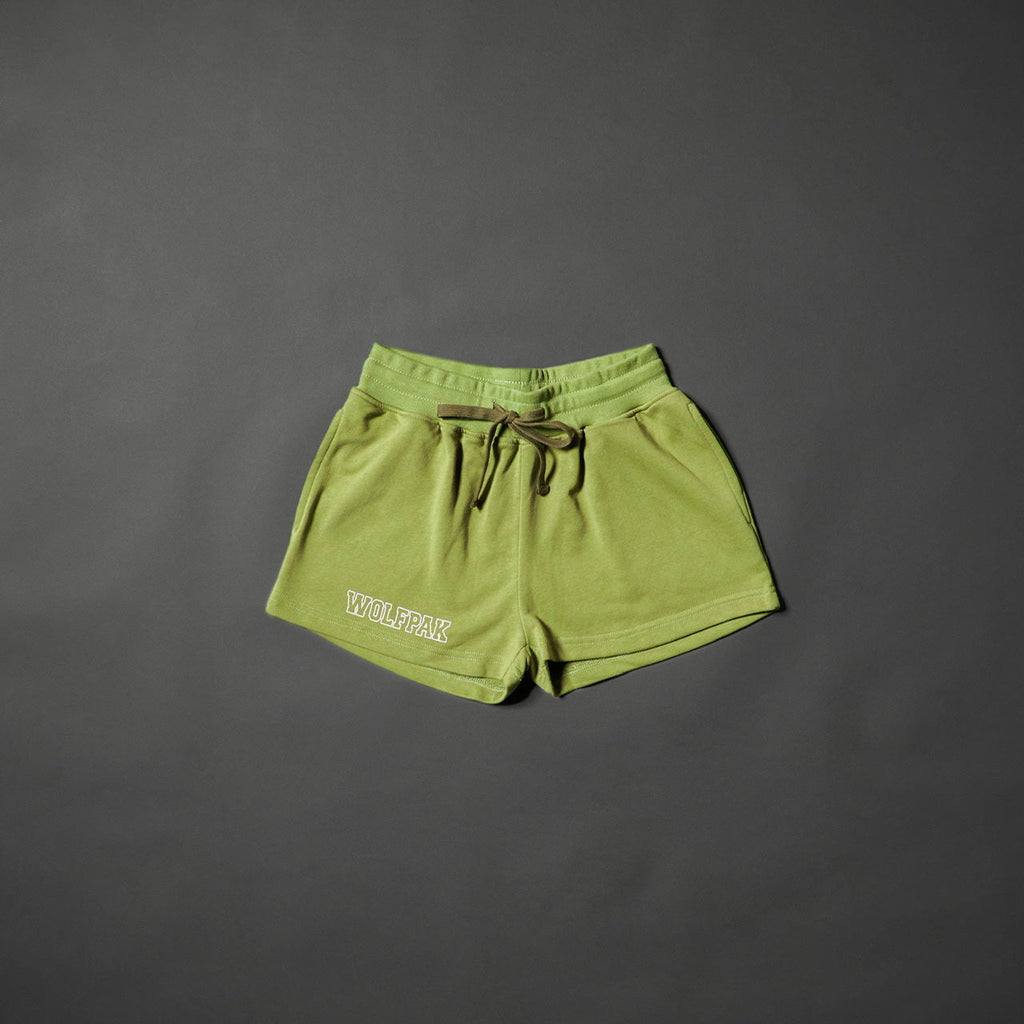 Women's Varsity Shorts Moss Green