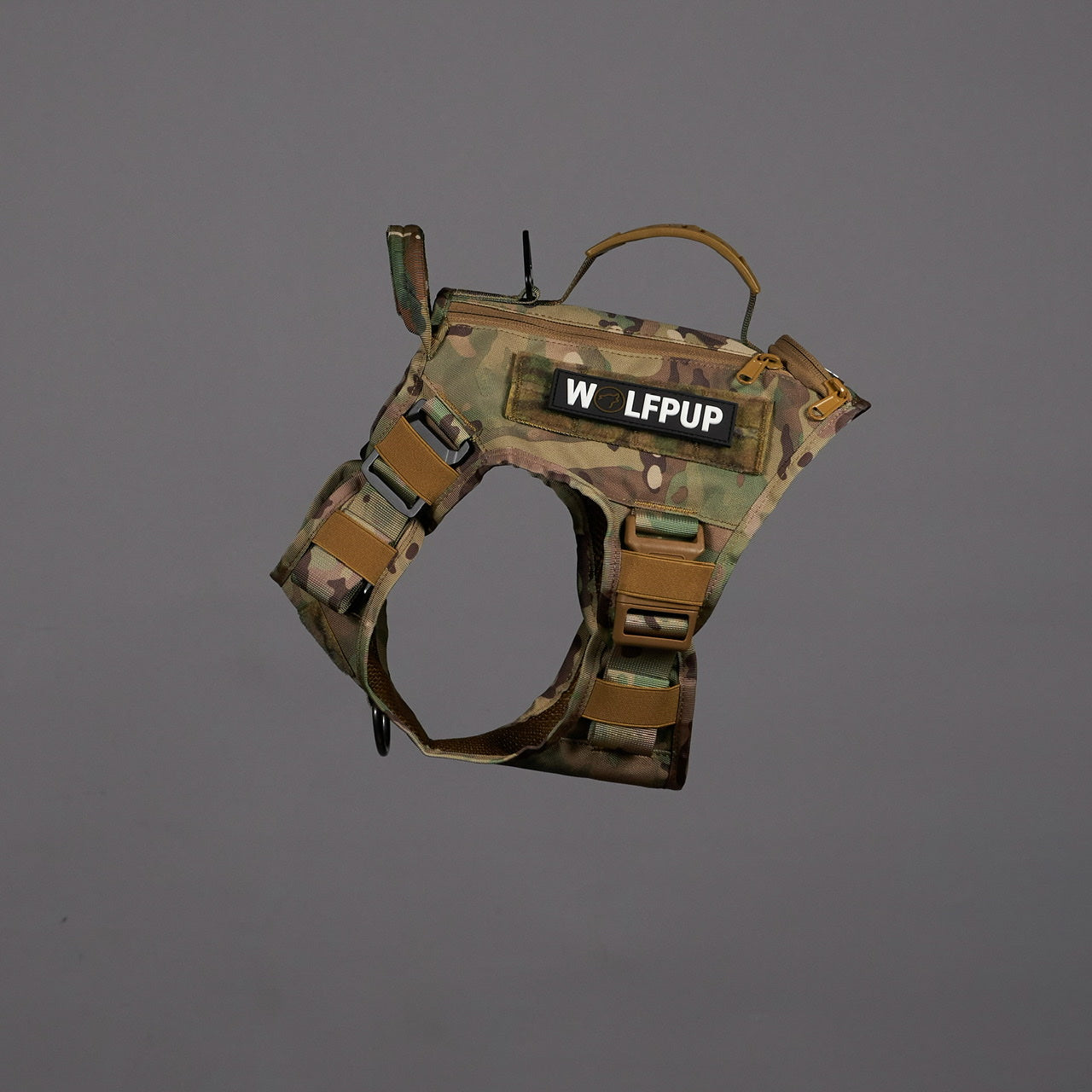 Camo Tactical Dog Vest Harness