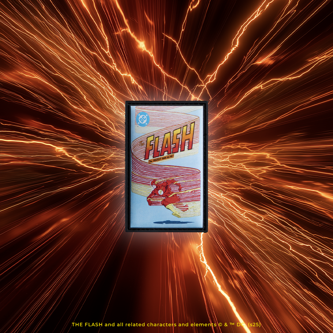 The Flash Comic Cover Patch