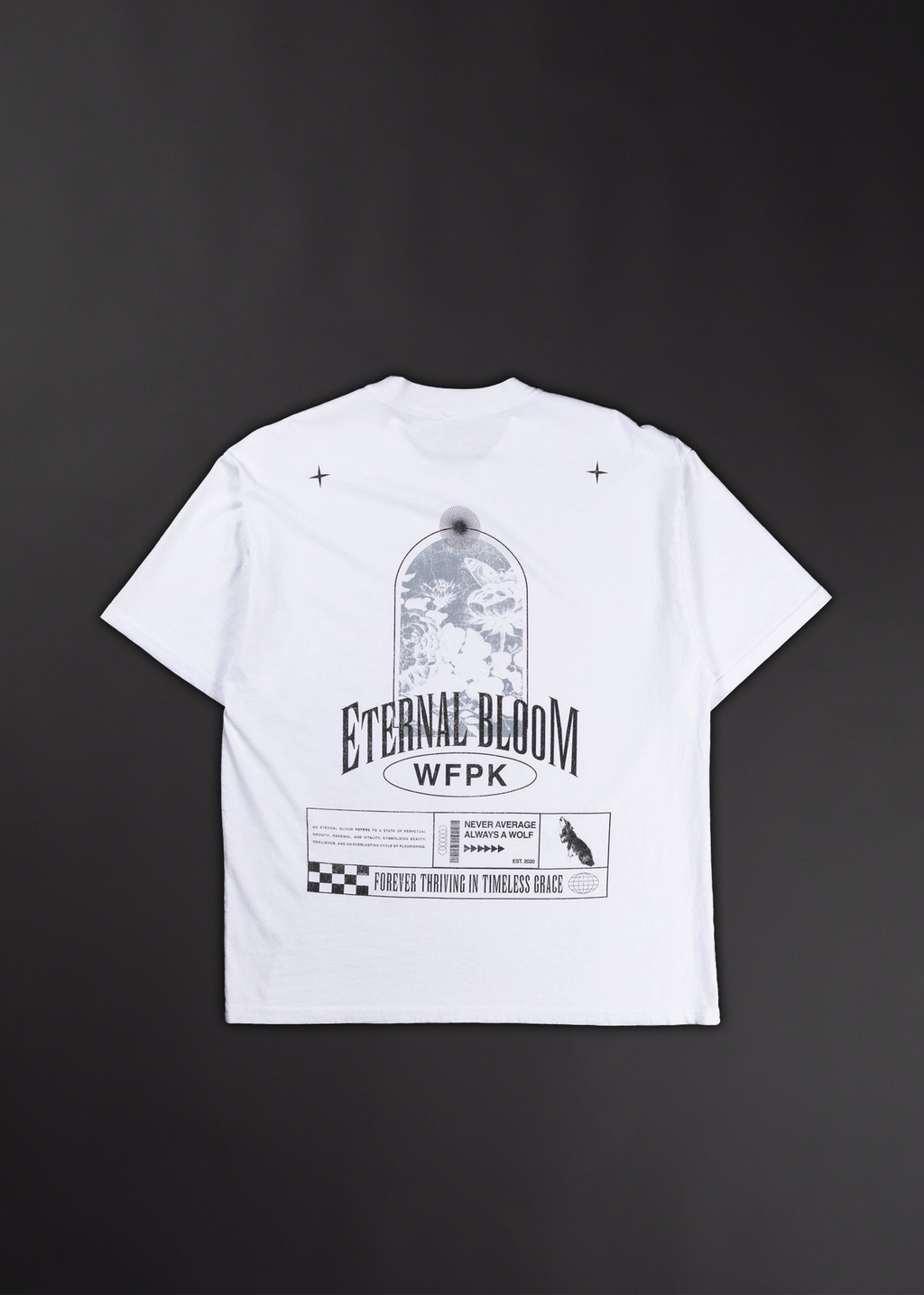 Eternal Bloom Graphic T-Shirt Bundle White