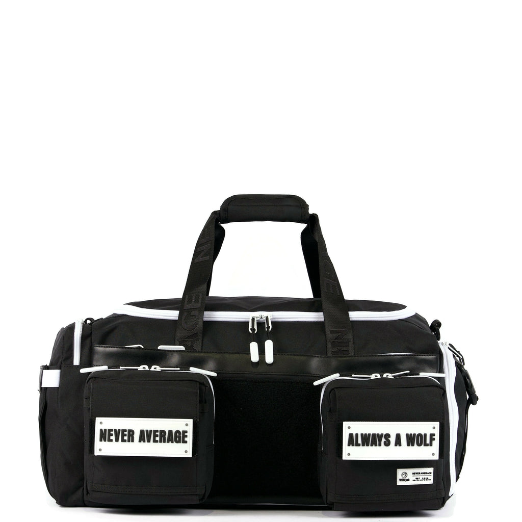 40L Ultimate Duffle Bag Alpha Black White Accents