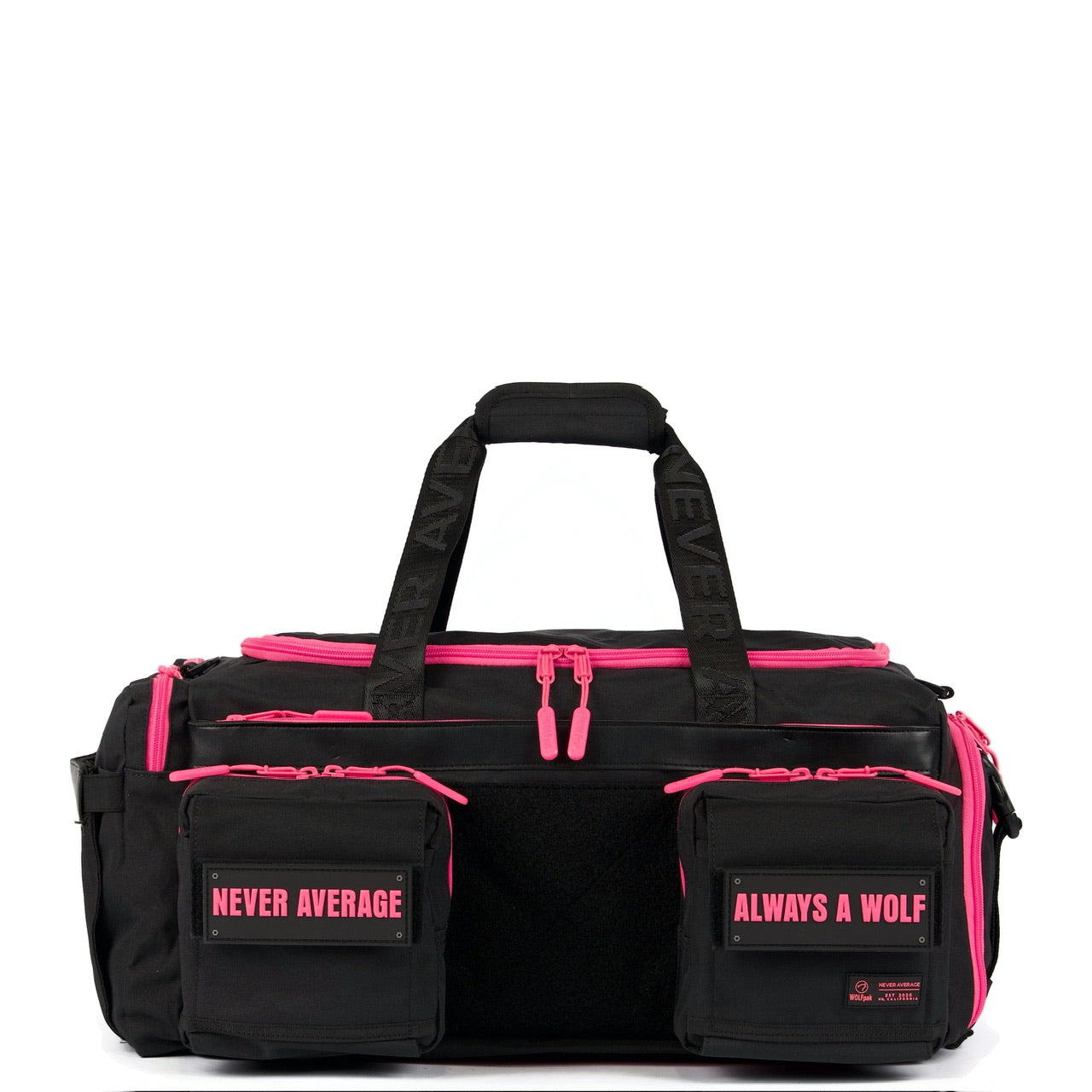 40L Ultimate Duffle Bag Black Neon Pink
