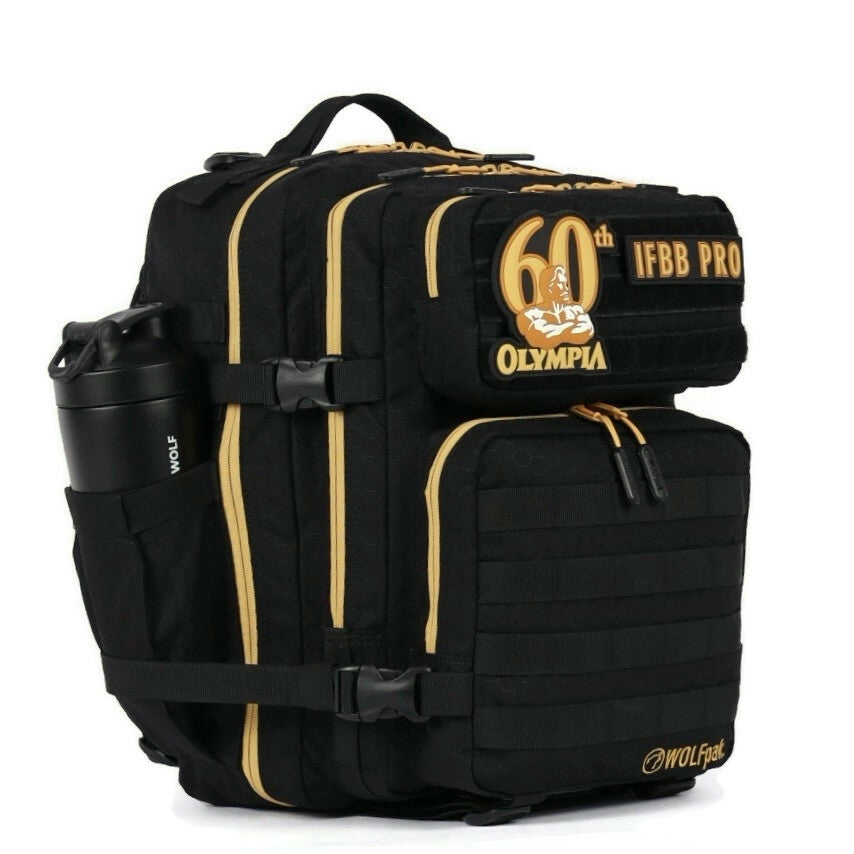 2024 Olympia 35L Backpack Black Hexagon