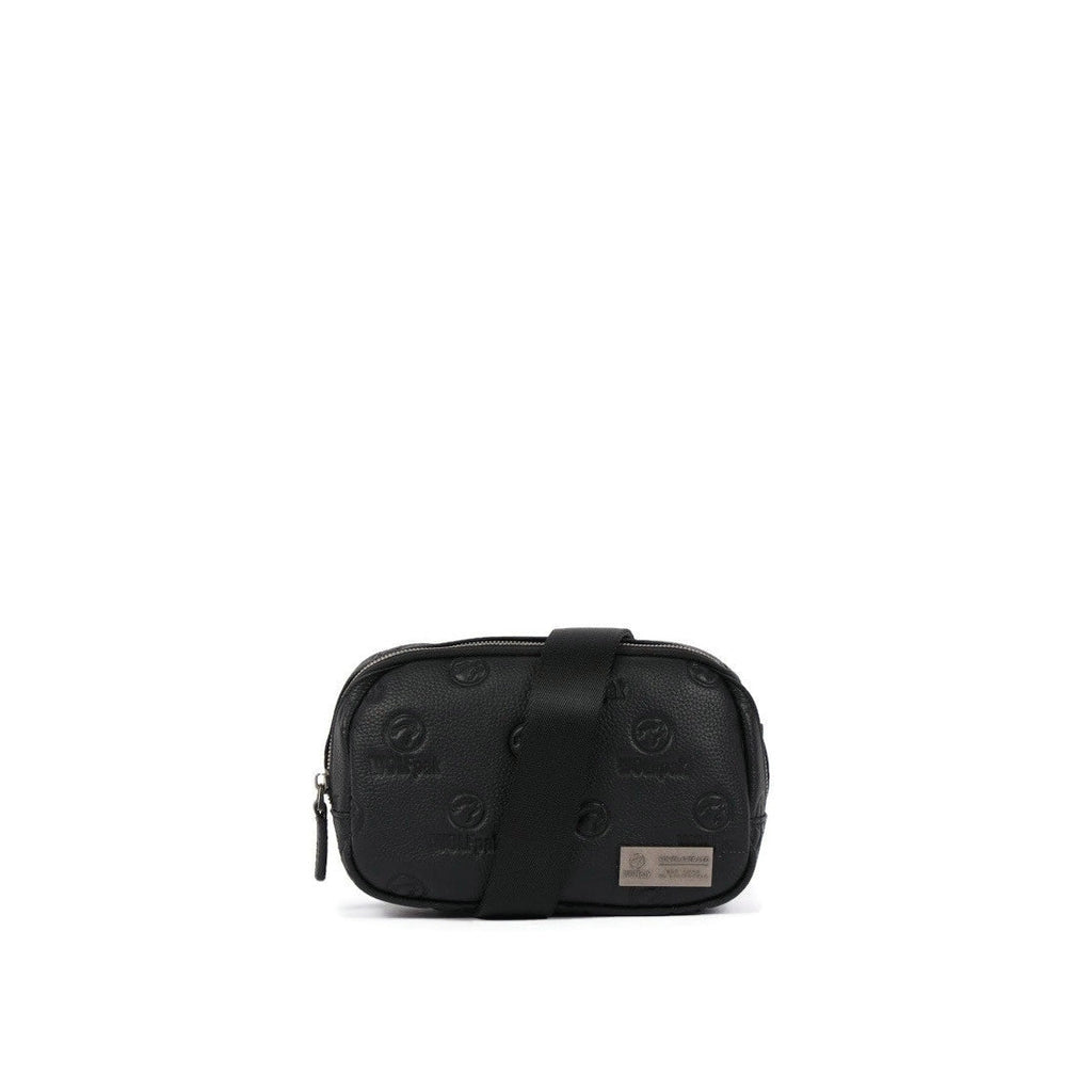 Crossbody Pack Black Luxury Leather