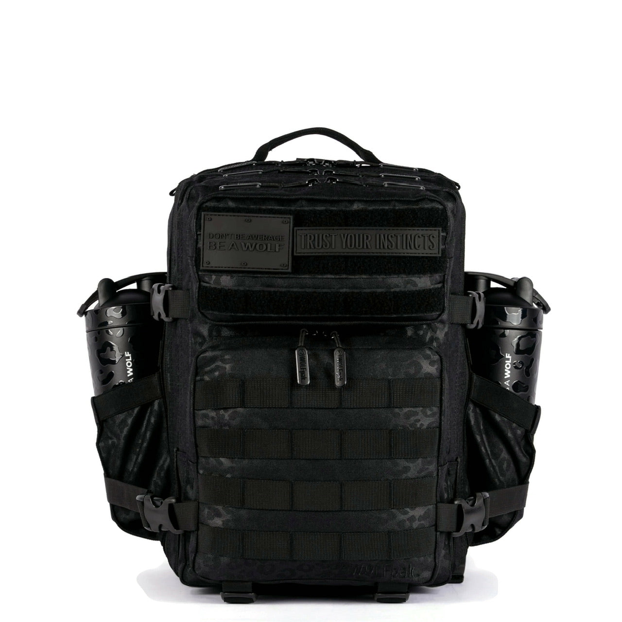 25L Backpack Black Leopard