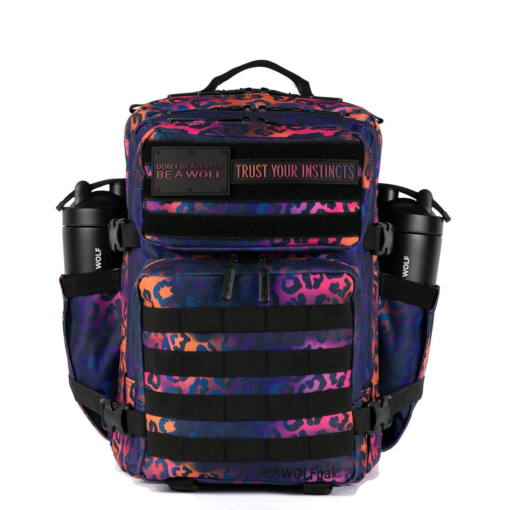 35L Backpack Neon Leopard
