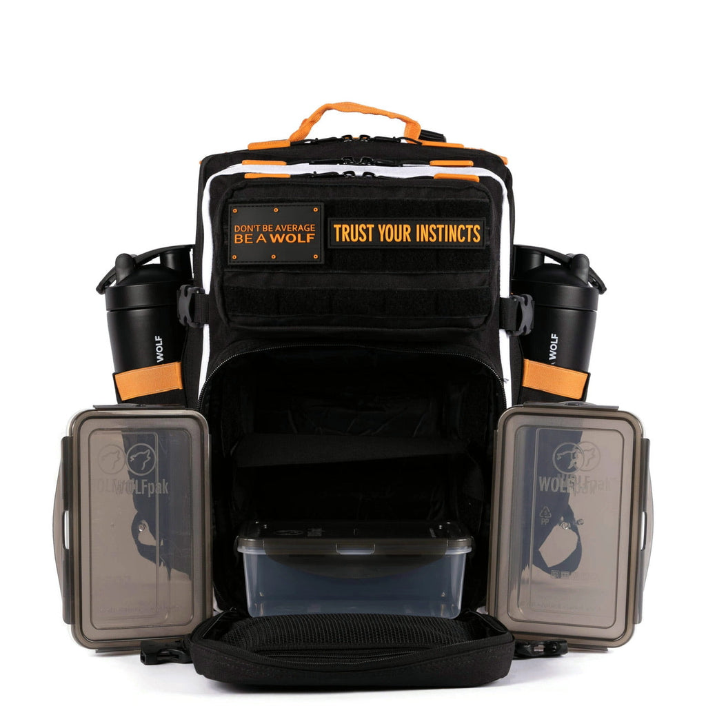 35L Meal Prep Management Backpack Orange Turbo