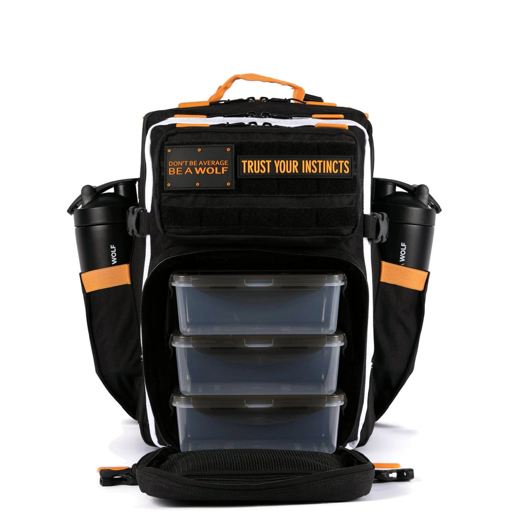 35L Meal Prep Management Backpack Orange Turbo