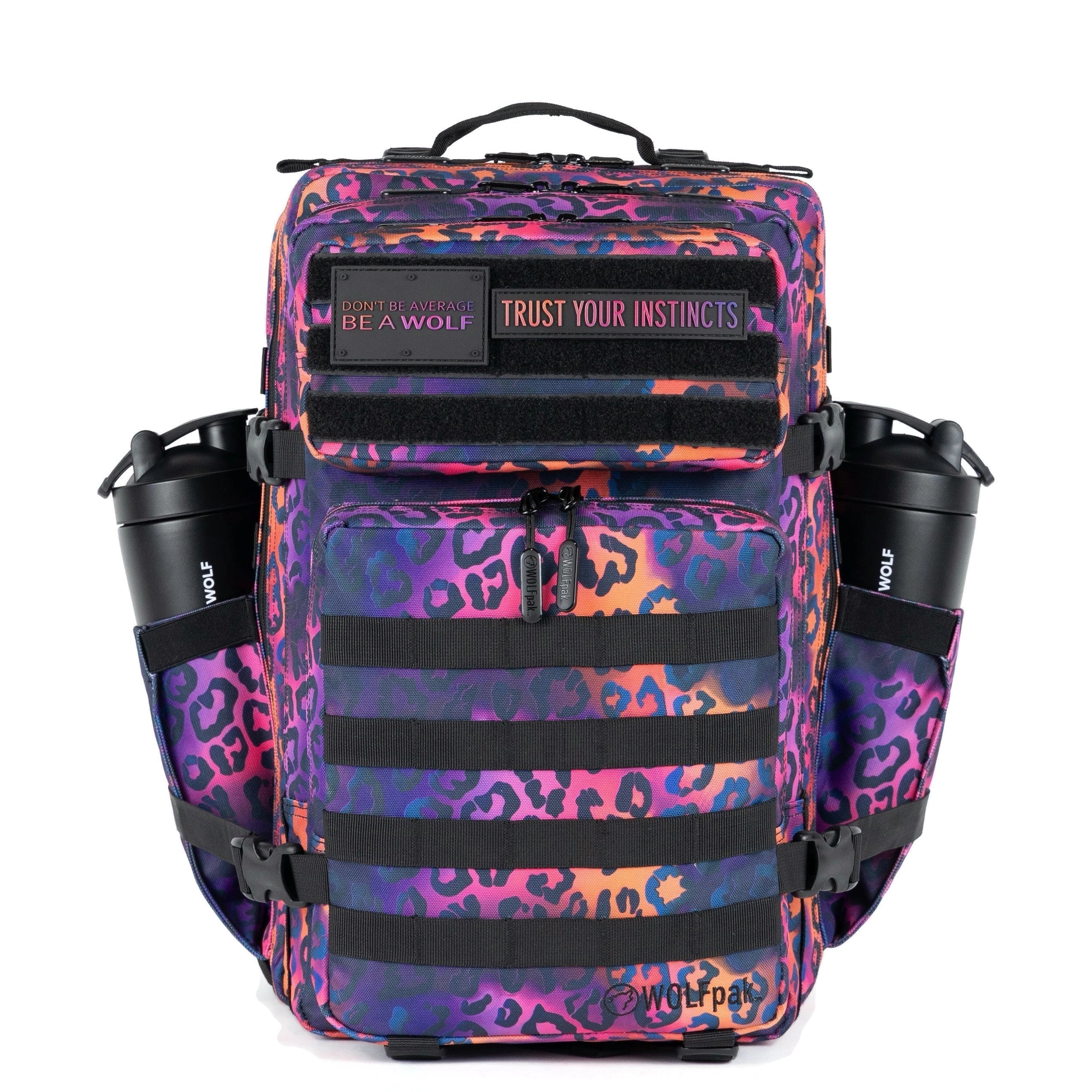 45L Backpack Neon Leopard