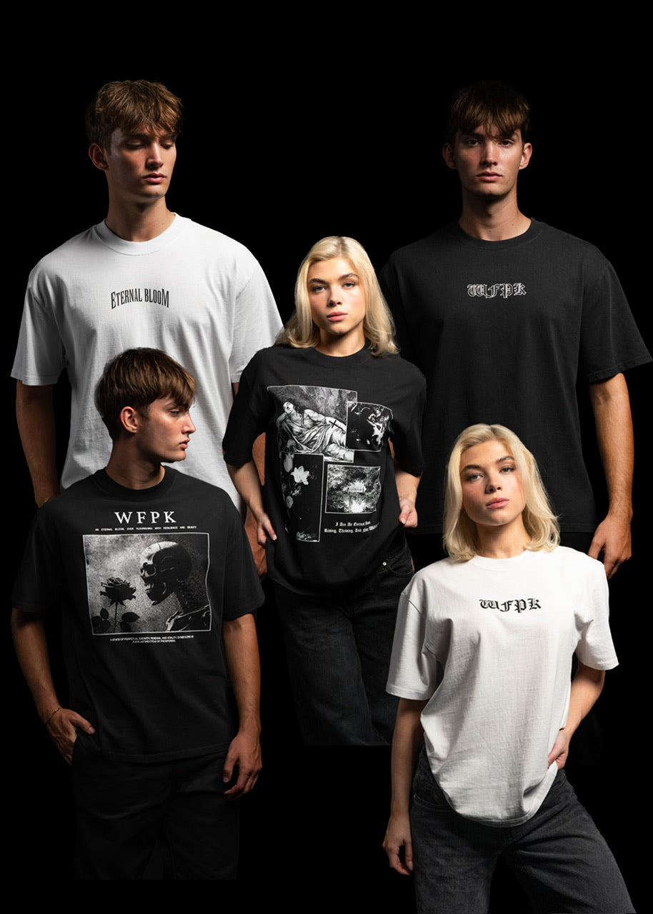 Eternal Bloom Graphic T-Shirt Bundle White